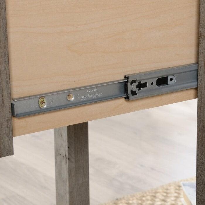 FarmHouse Light Oak 2 Drawer Storage Office Writing Desk - Made In USA - PRHOMZ