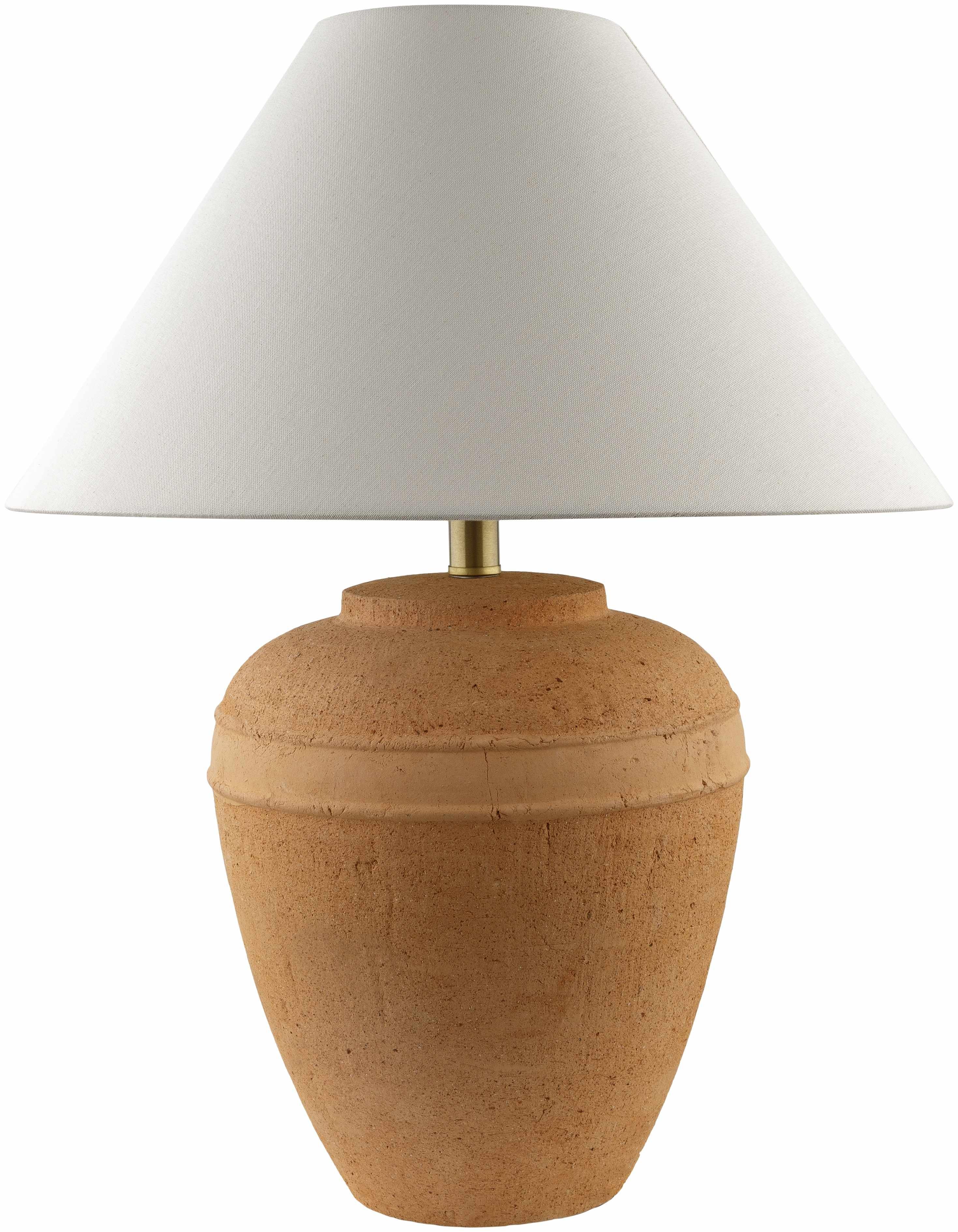 Mascaraque Brick Red Table Lamp - PRHOMZ