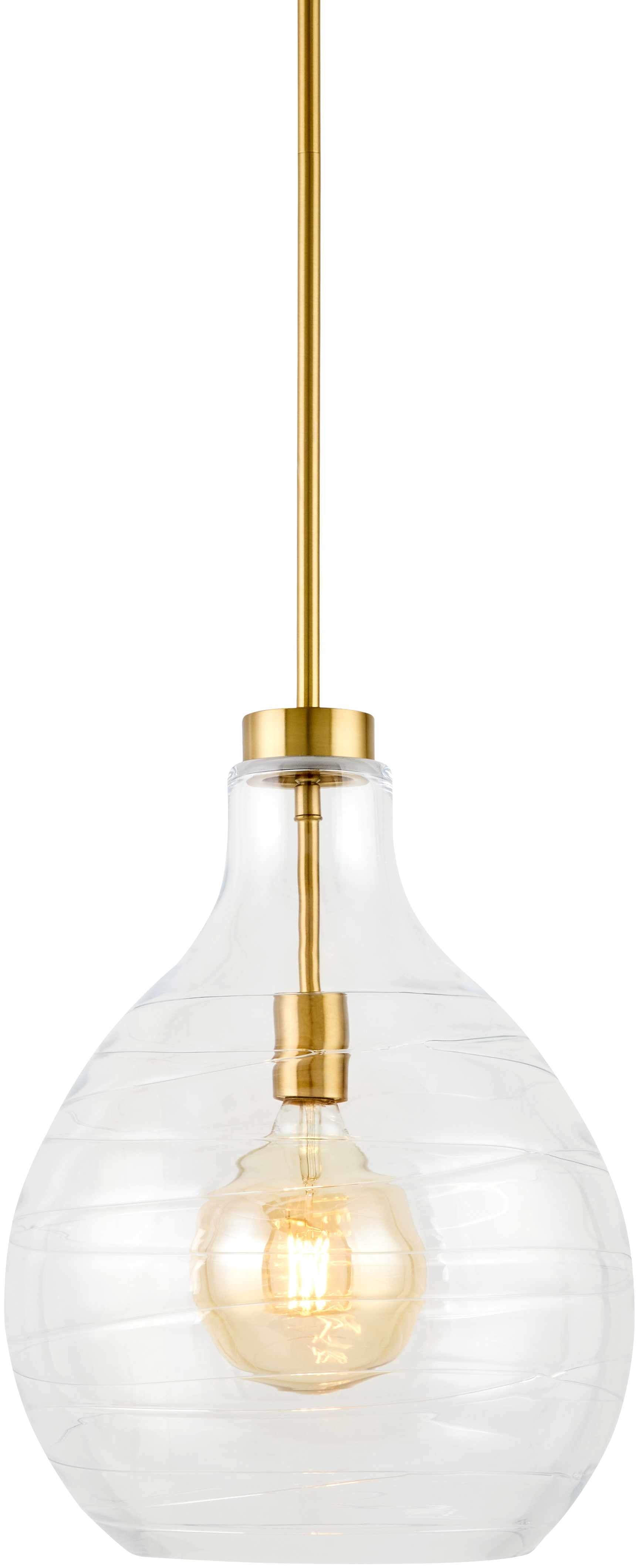 Montbazin Metallic - Brass Pendant-0