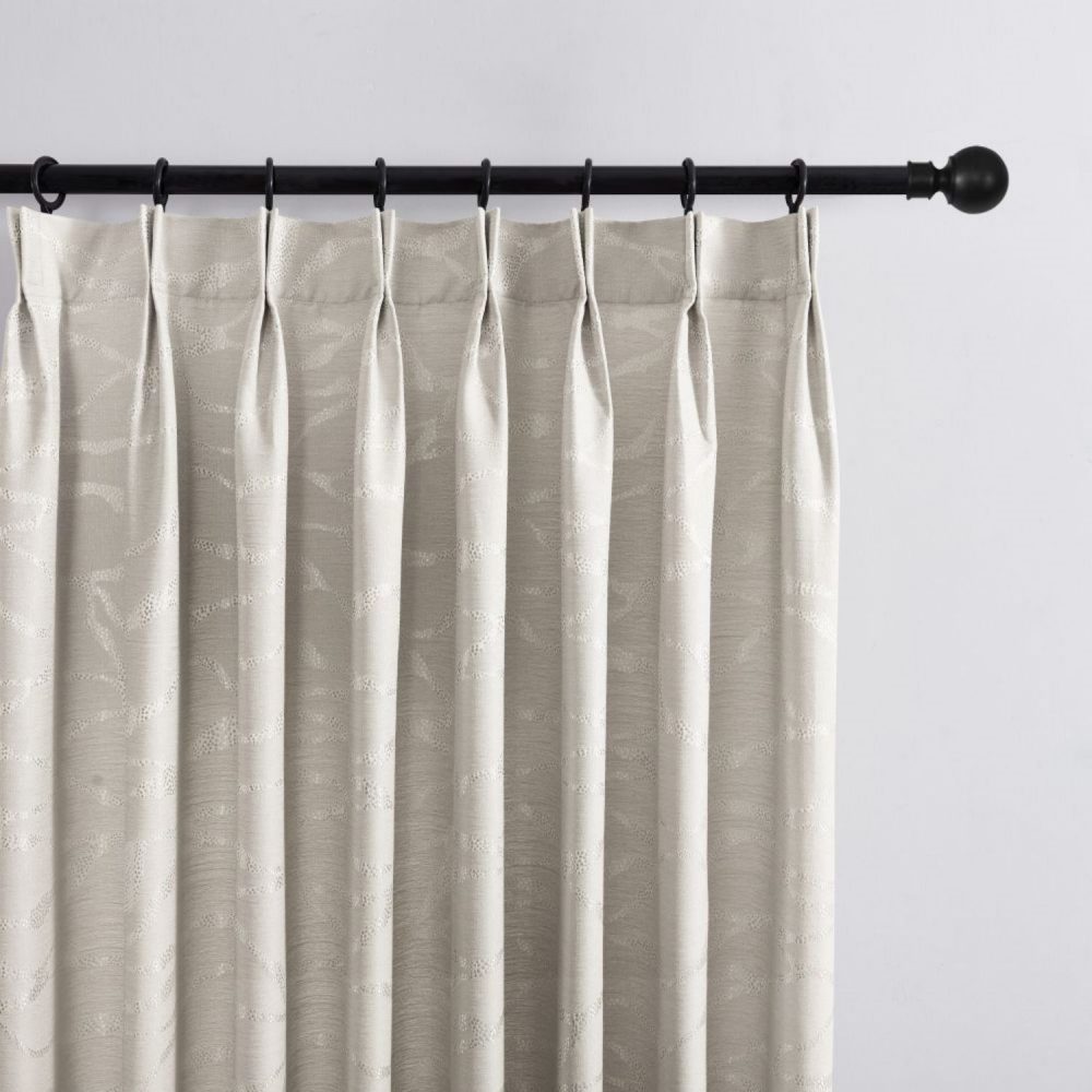 Marybel Glossy Abstract Ripple Curtains