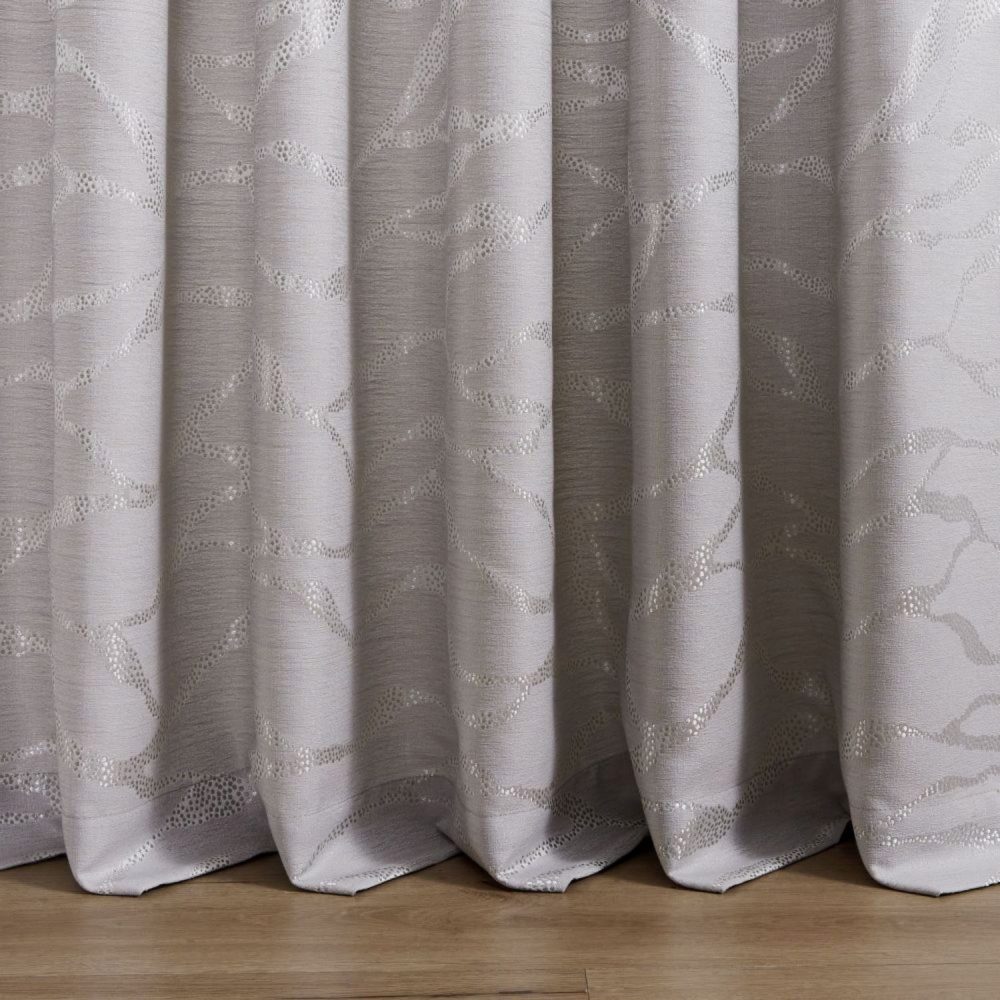 Marybel Glossy Abstract Ripple Curtains
