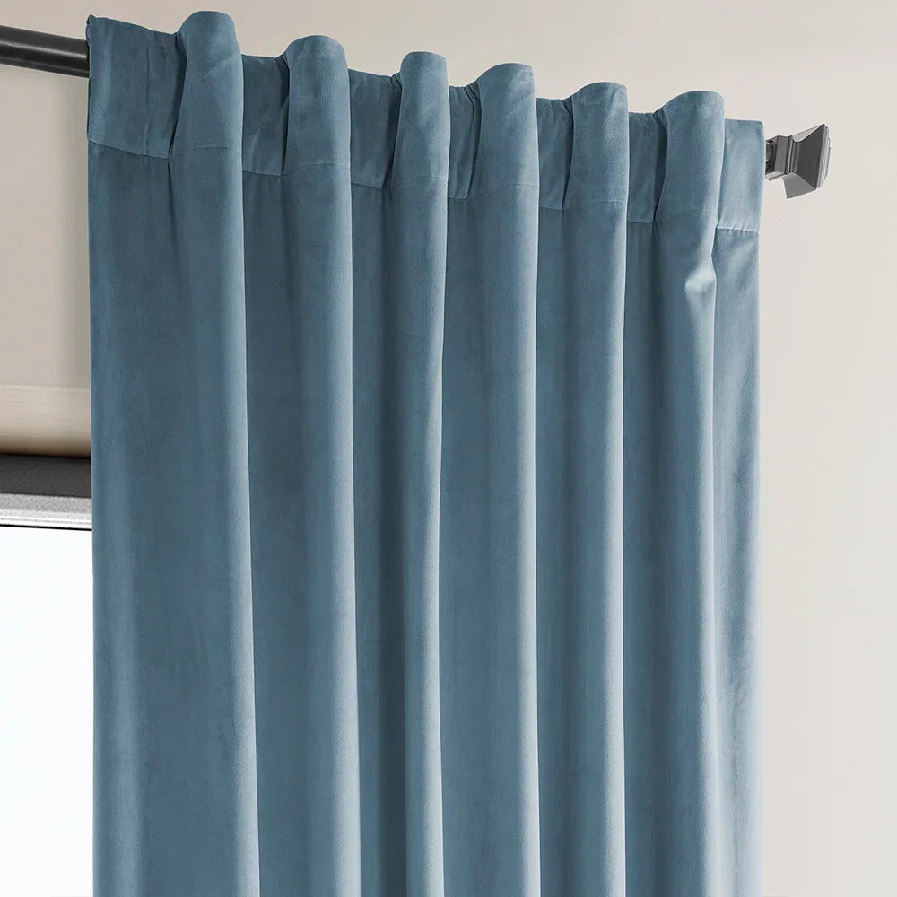 Luxury Velvet Curtains | Cotton Velvet | Thermal & Blackout Lining | Standard & Made to Measure Sizing-0