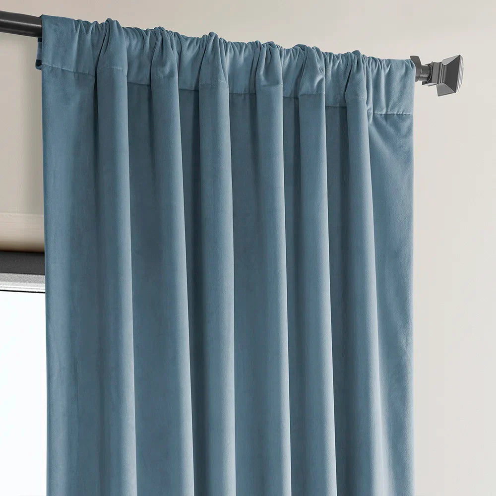 Luxury Velvet Curtains | Cotton Velvet | Thermal & Blackout Lining | Standard & Made to Measure Sizing-1
