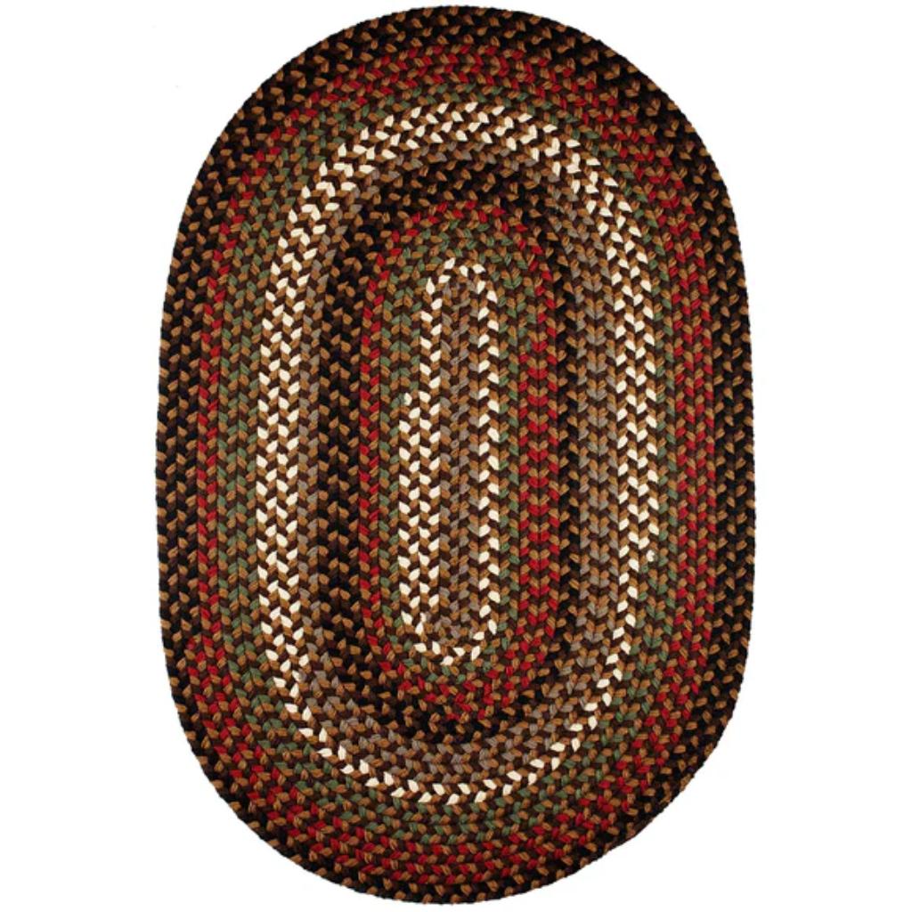 Mayflower Braided Oval Reversible Area Rugs