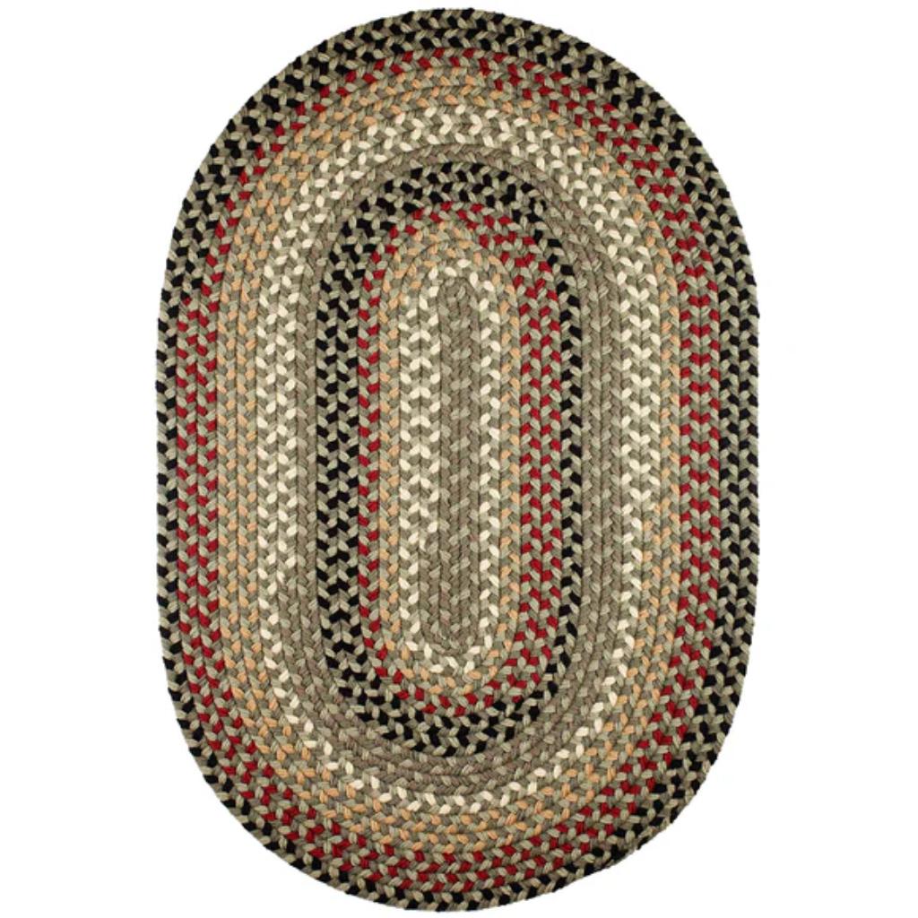 Mayflower Braided Oval Reversible Area Rugs