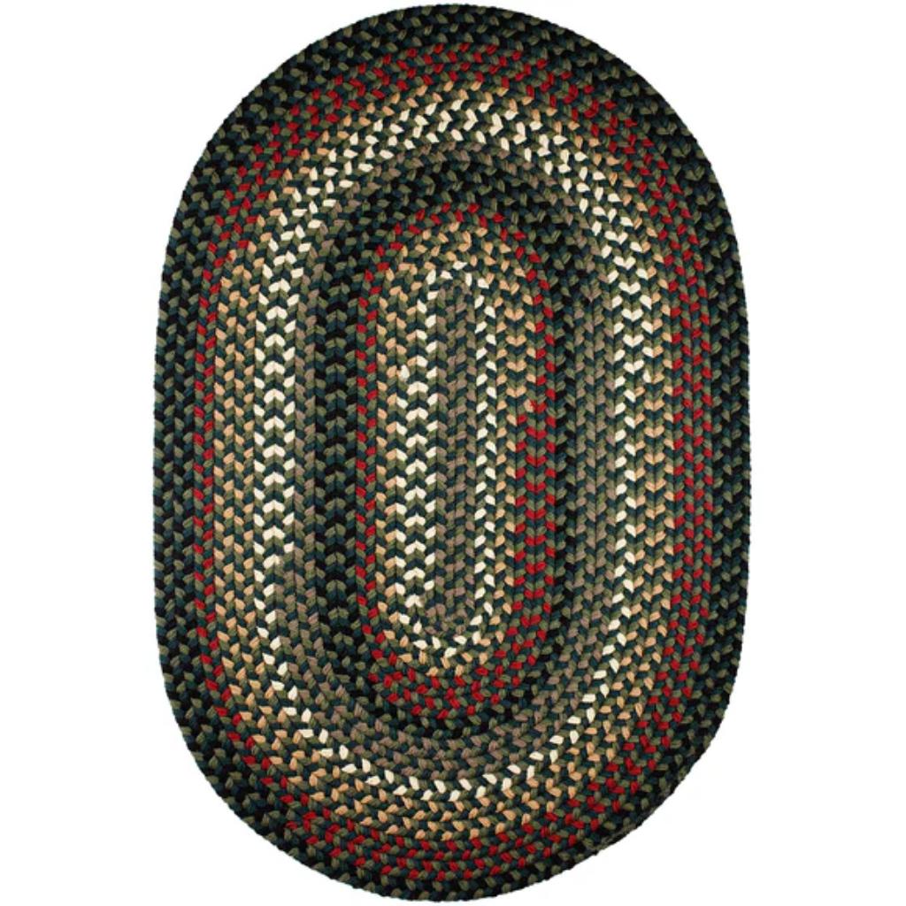 Mayflower Braided Oval Reversible Area Rugs
