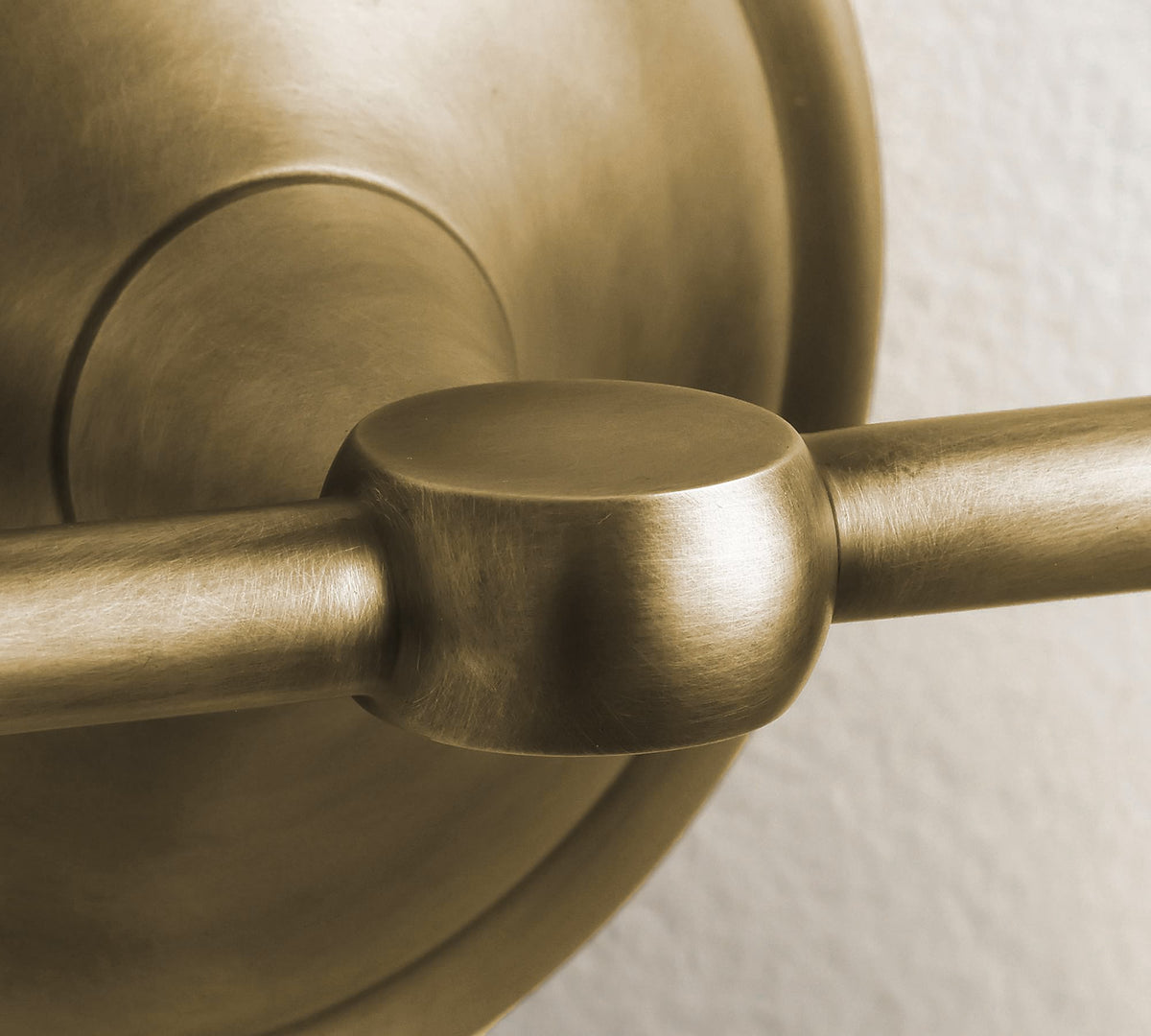 Vanity Glow Series | Brass Short Arm Wall Sconce with Milk Glass Dome for Bathroom