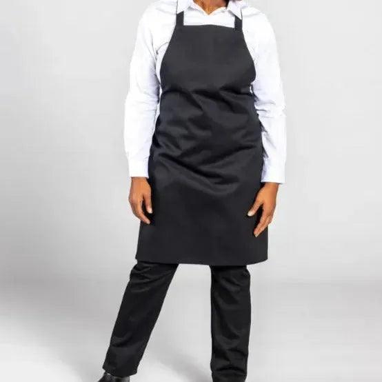 Classic Twill Cotton Blend Mid Length Bib Aprons 2 PK - PRHOMZ