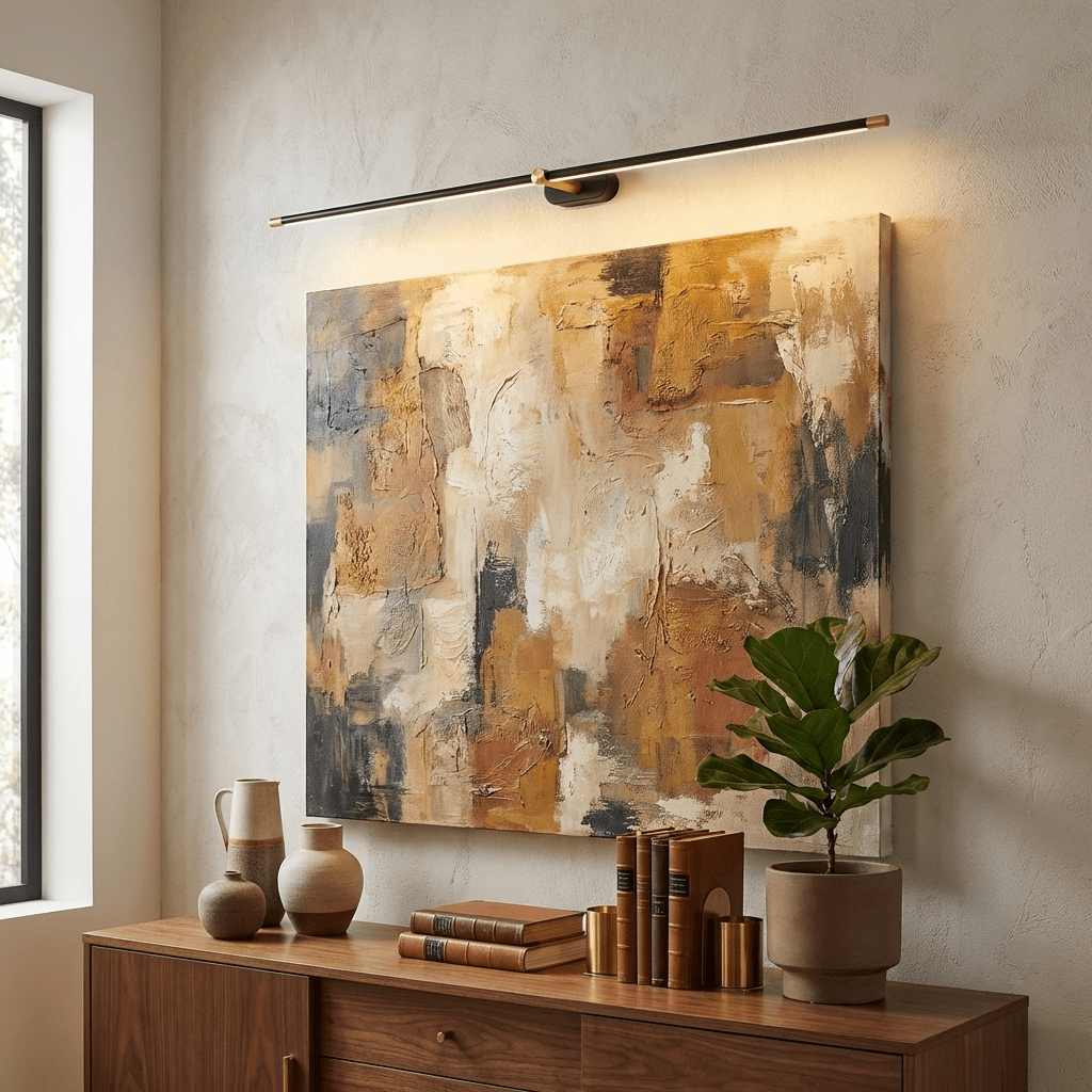 Lumenora | Cordless Linear Wall Lamp with USB Rechargeable Battery and Touch Dimmer