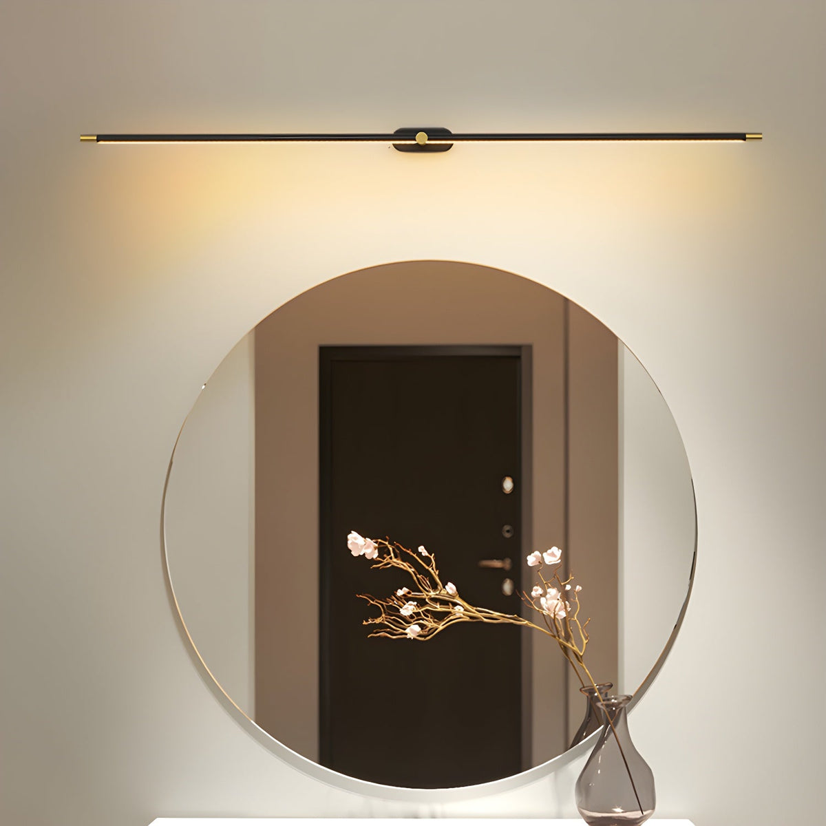 Lumenora | Cordless Linear Wall Lamp with USB Rechargeable Battery and Touch Dimmer