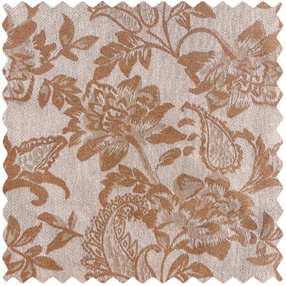 Minnie Rustic Style Subtle Floral Cotton Curtains