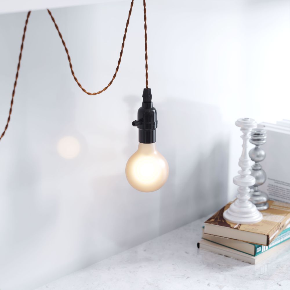Molly Steel Black Ceiling Lamp