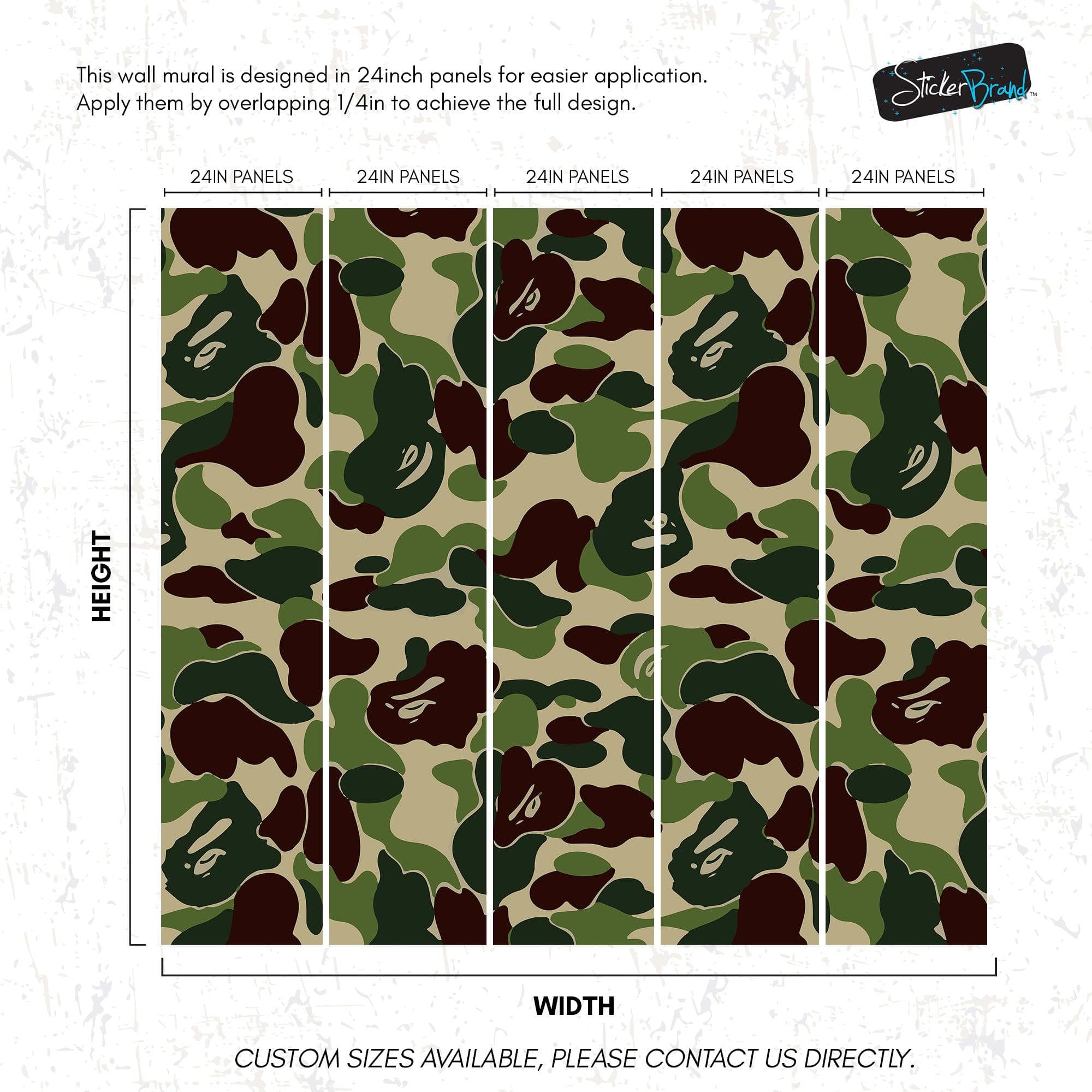 Bape Camo Wallpaper Mural. Pink Camo Streetwear Hype Beast Aesthetics. #6835