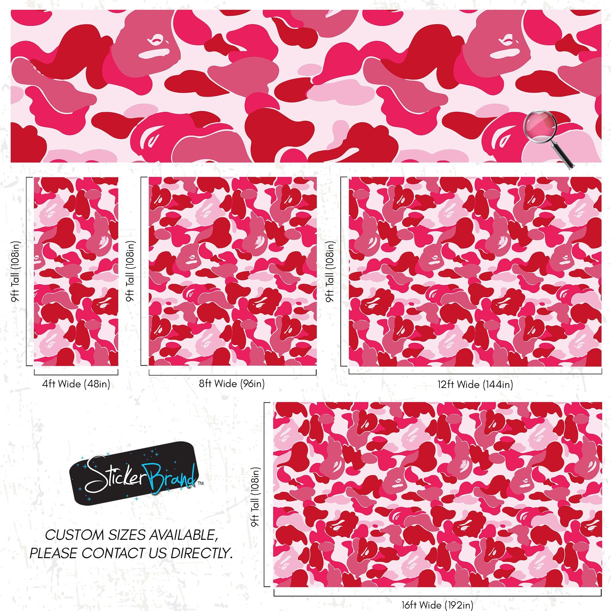 Bape Camo Wallpaper Mural. Pink Camo Streetwear Hype Beast Aesthetics. #6835