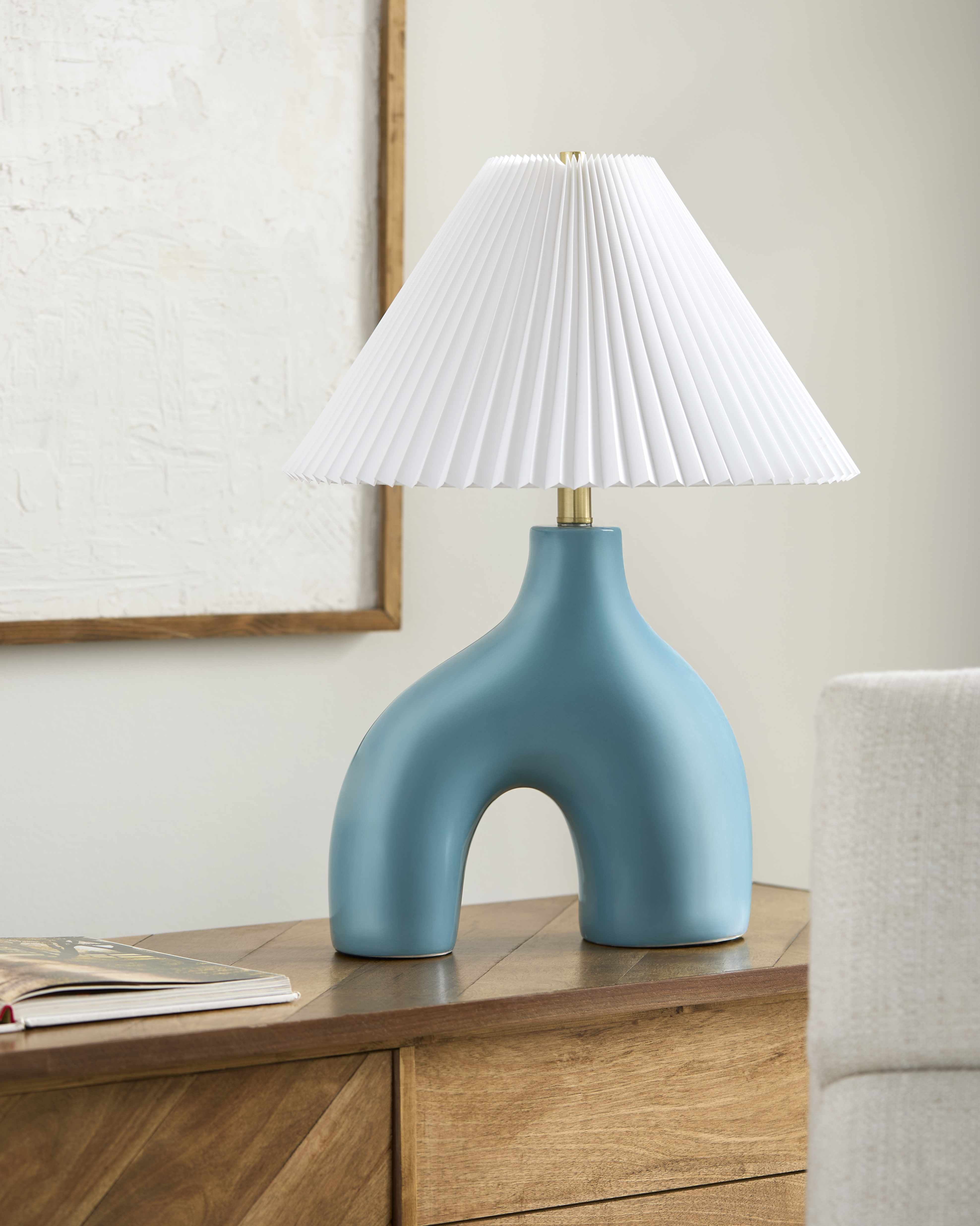 Nassandres Blue Table Lamp-1