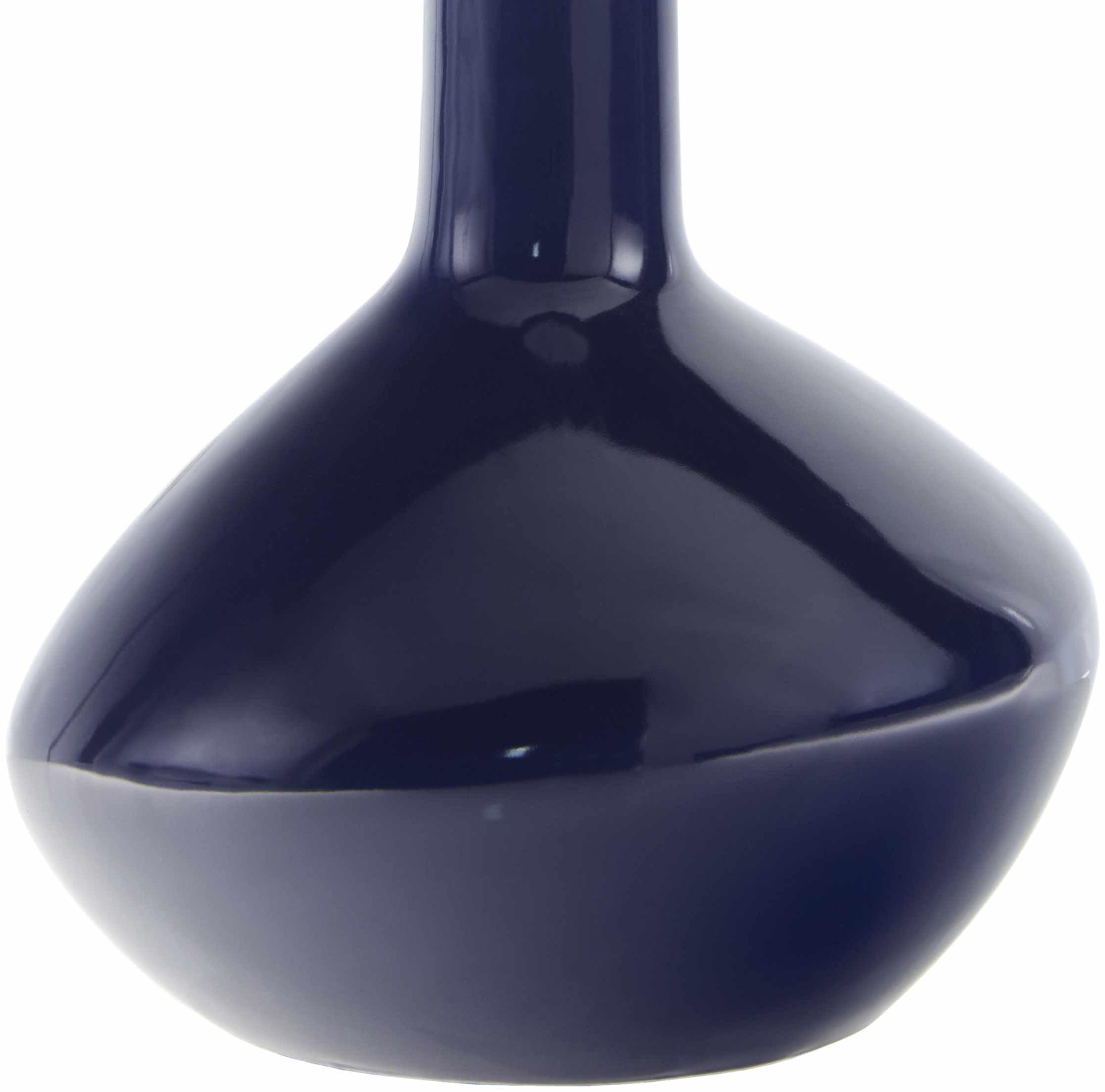 Neuenhagen Navy & White Ceramic Table Lamp - PRHOMZ