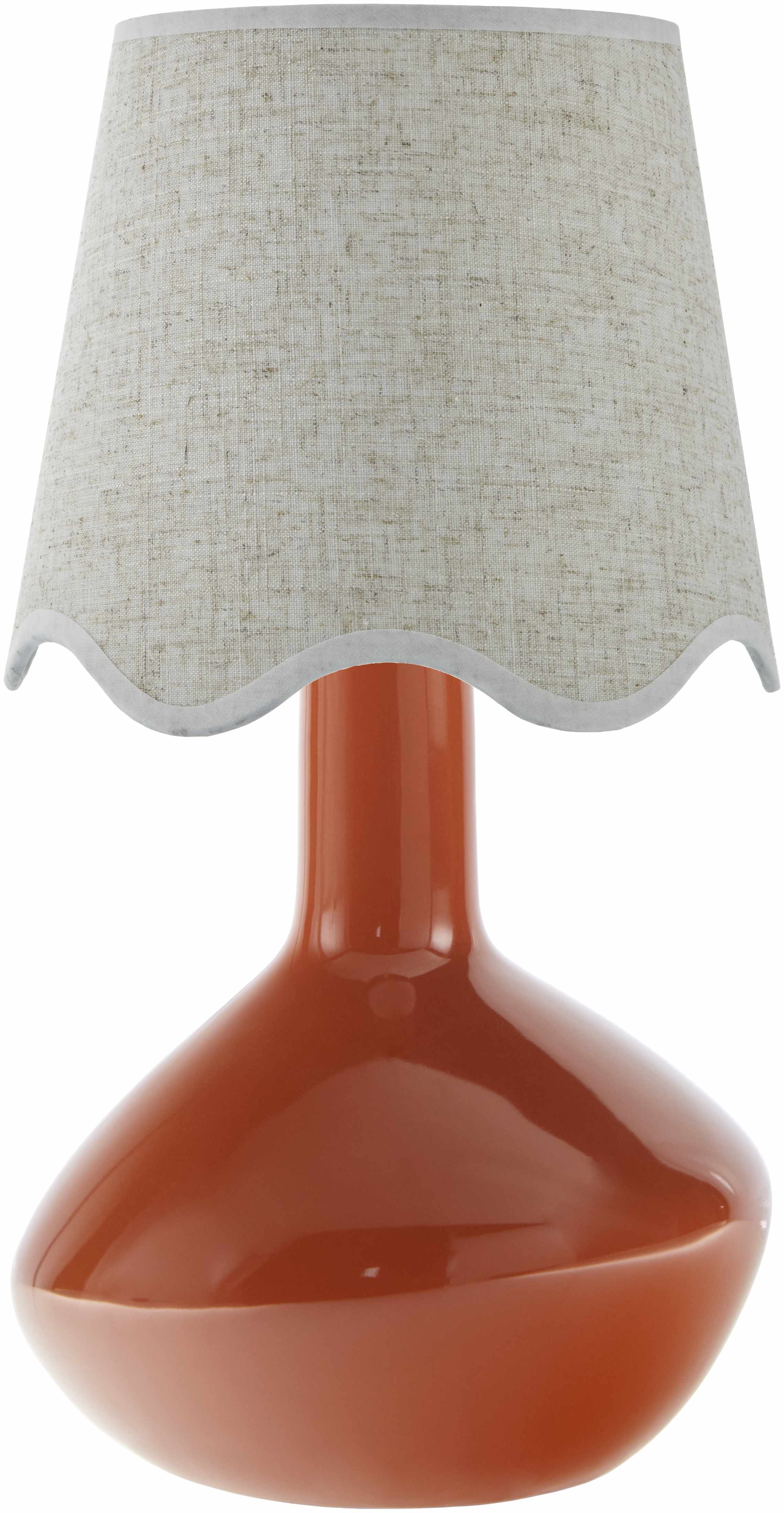 Neuenhagen Red & Wheat Ceramic Table Lamp-0