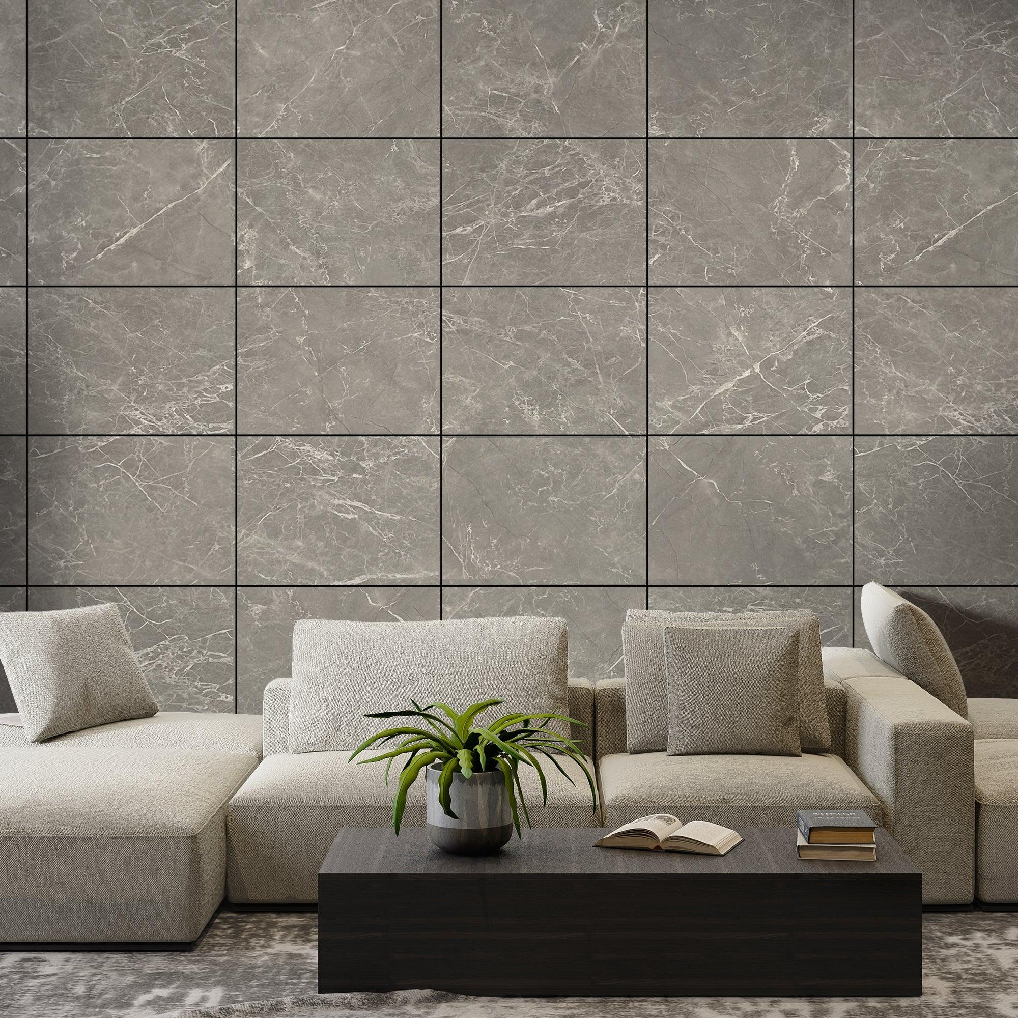 Dark Stone Imitation Decorative Panels - PRHOMZ