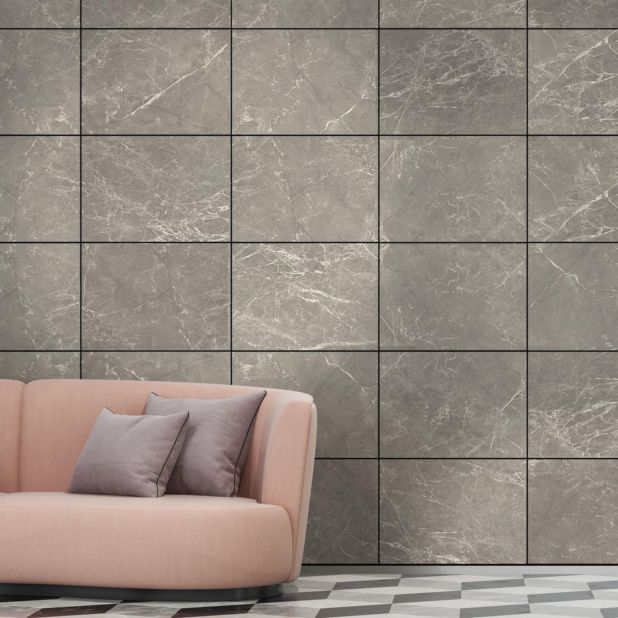 Dark Stone Imitation Decorative Panels - PRHOMZ