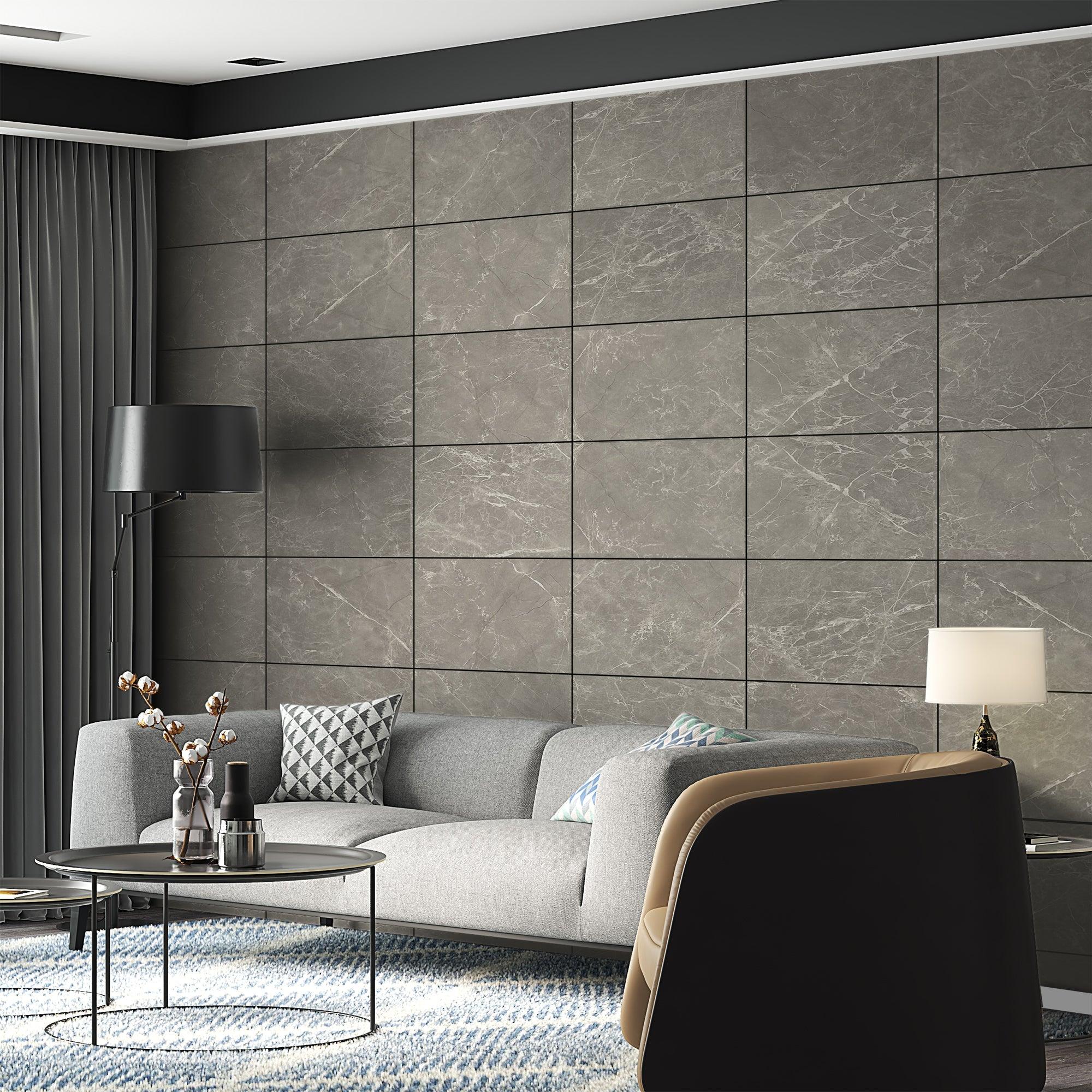 Grey Marble Stone Imitation Decorative Panels - PRHOMZ