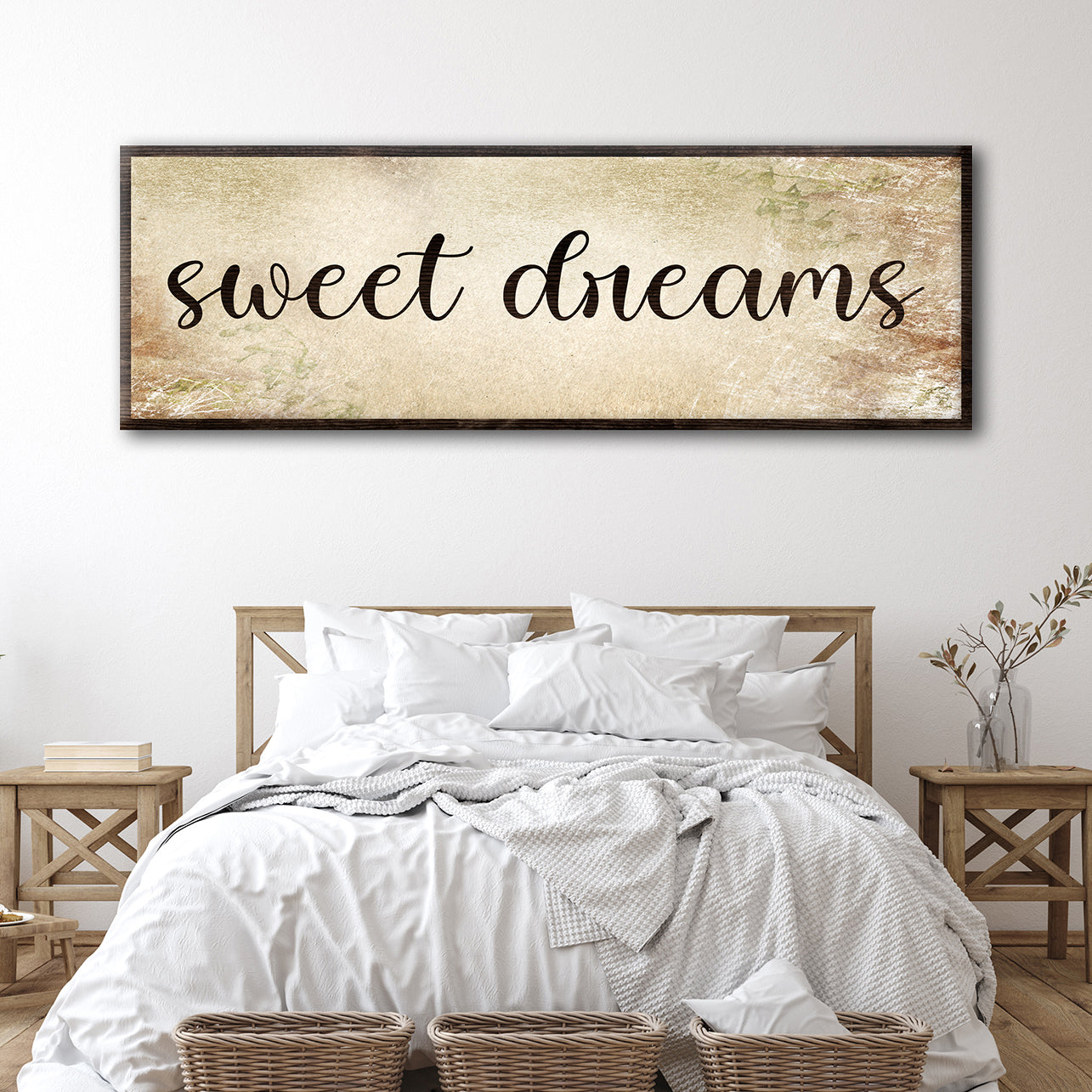 Sweet Dreams Bedroom Grunge Sign