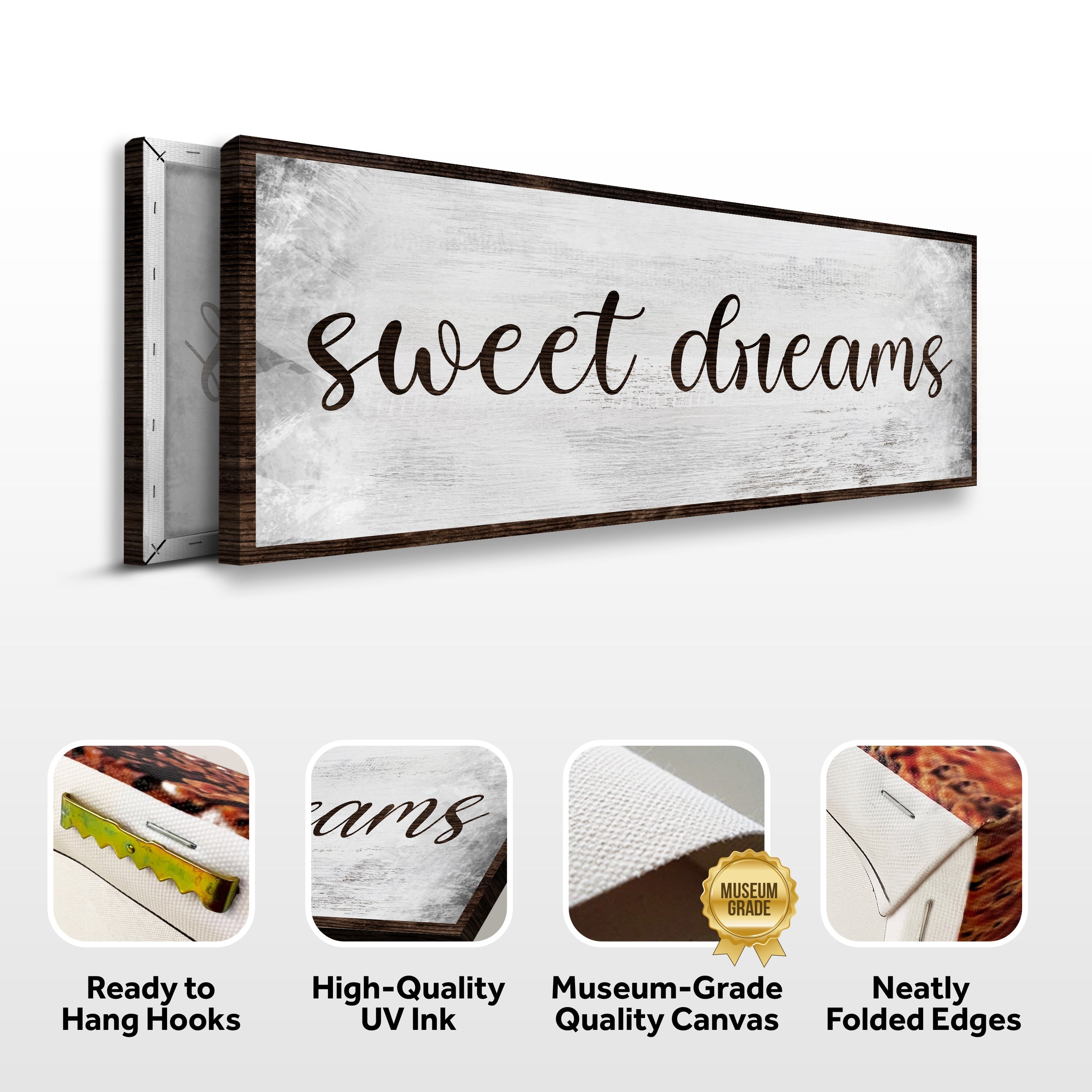 Sweet Dreams Bedroom Grunge Sign