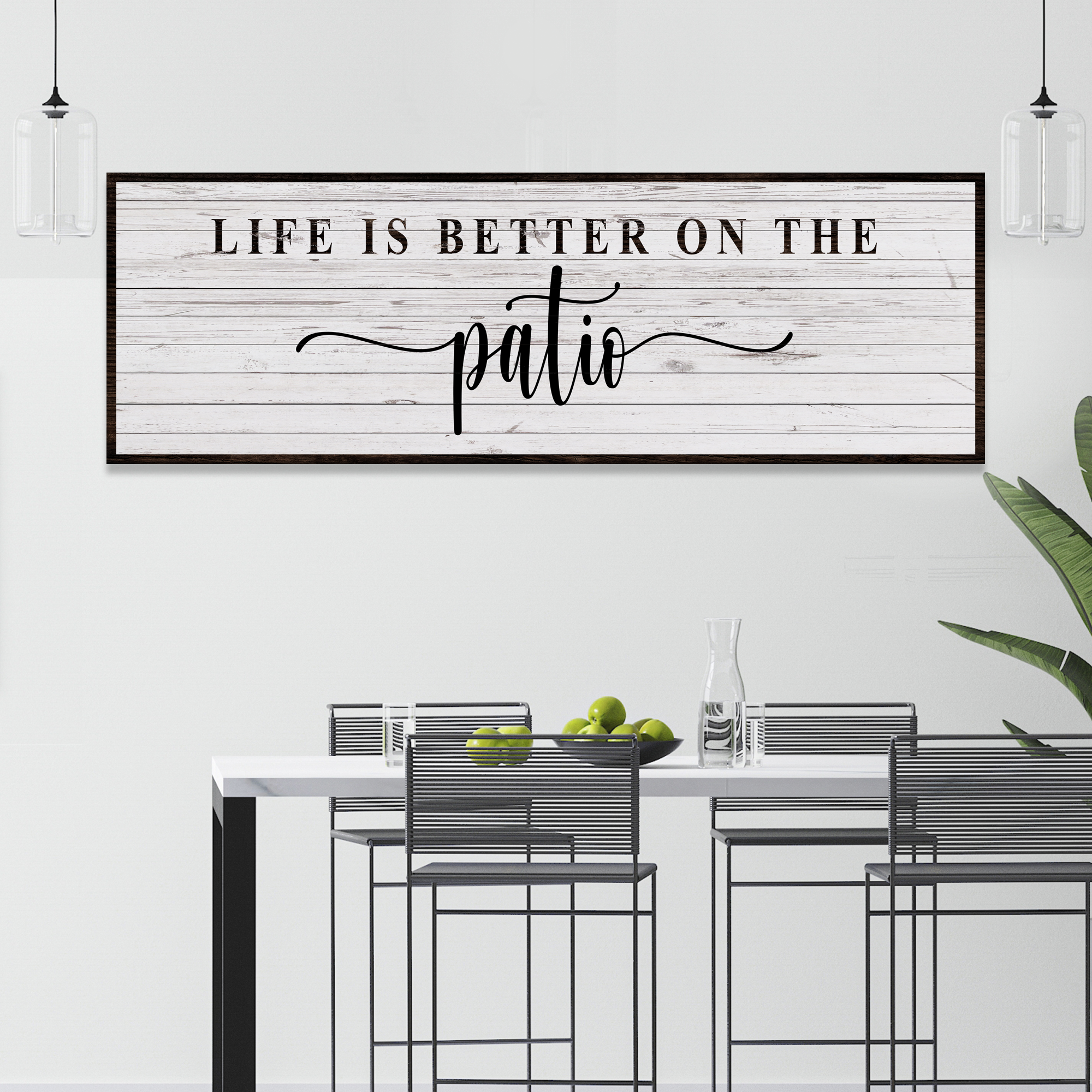 Life Is Better On The Patio Sign