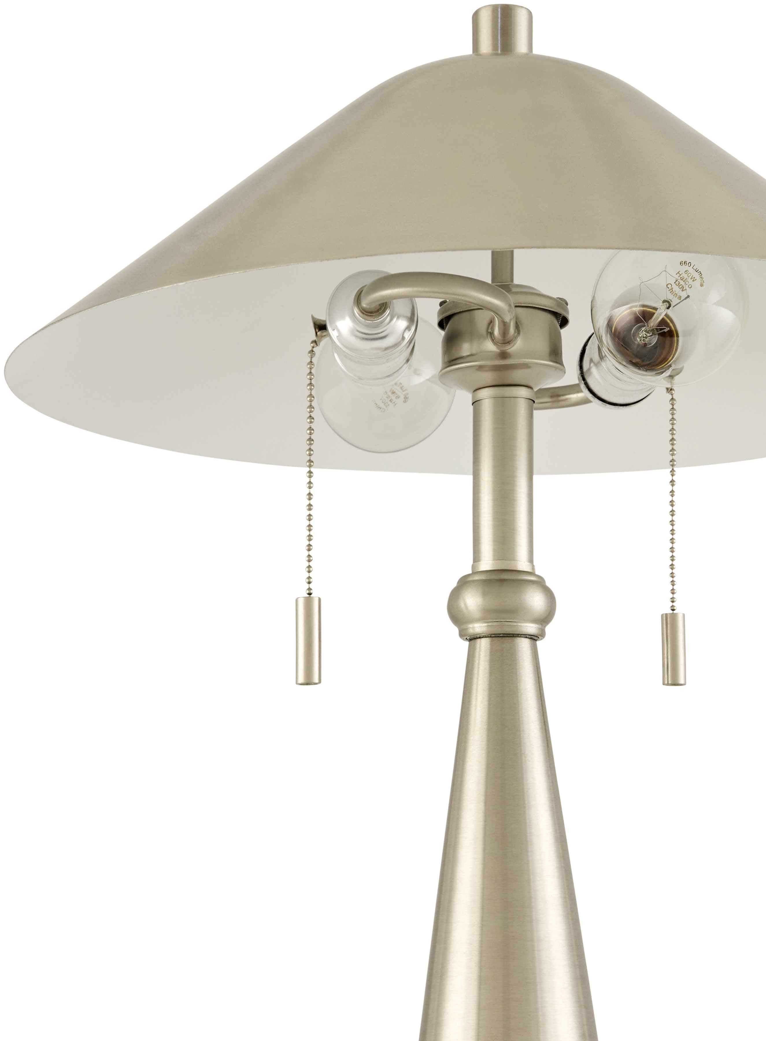 Tan Traditional Table Lamp for bedside or console tables-2