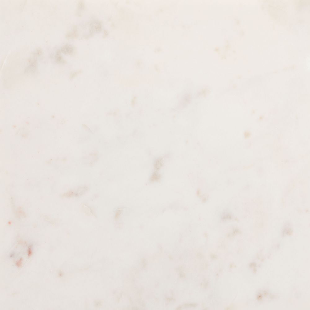 Naht White Marble Top Square Side Table