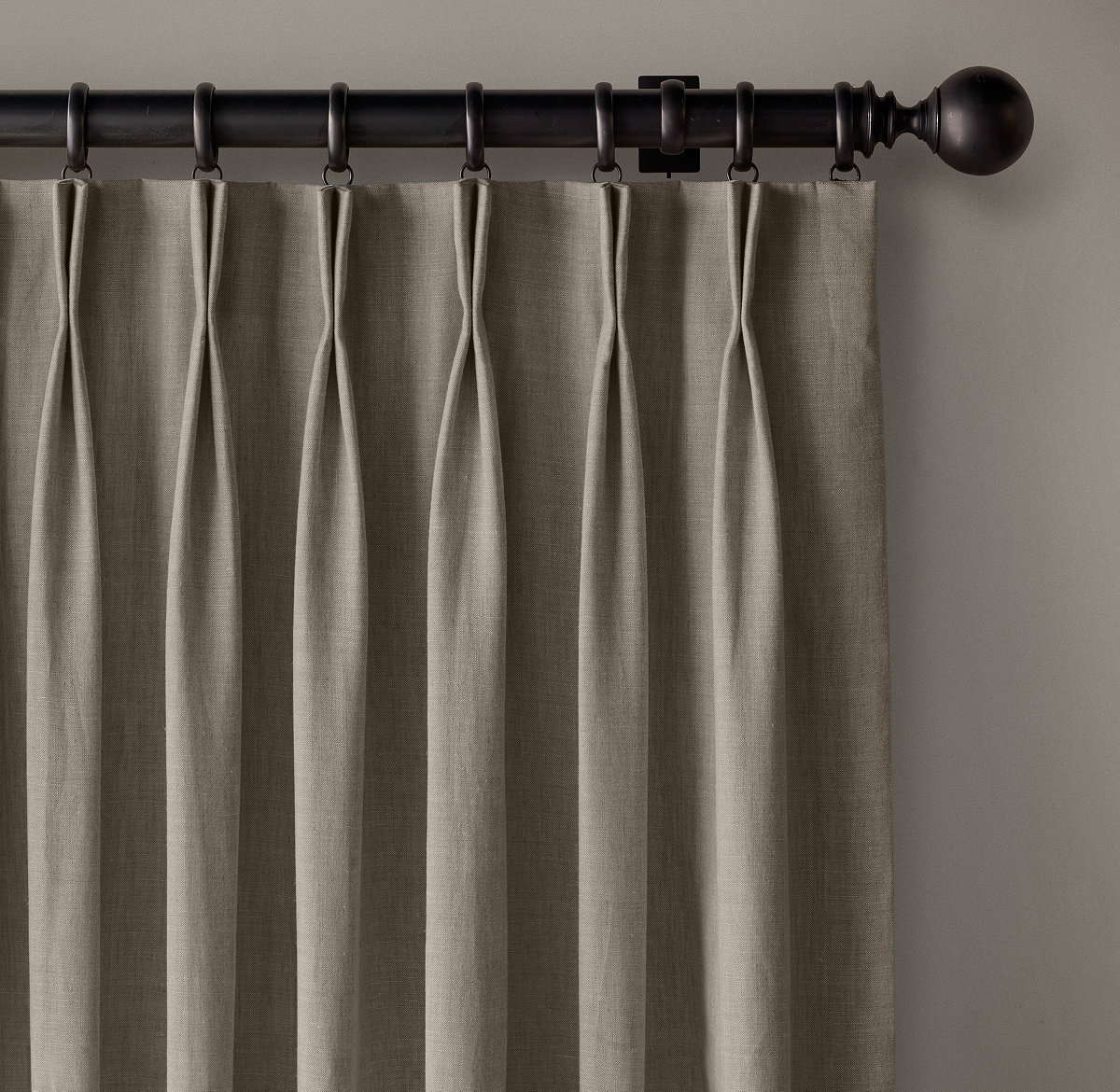 Custom Linen Pinch Pleat Curtains | OEKO-TEX | Single/Pair | Blackout/Lined | 20 Colours-0