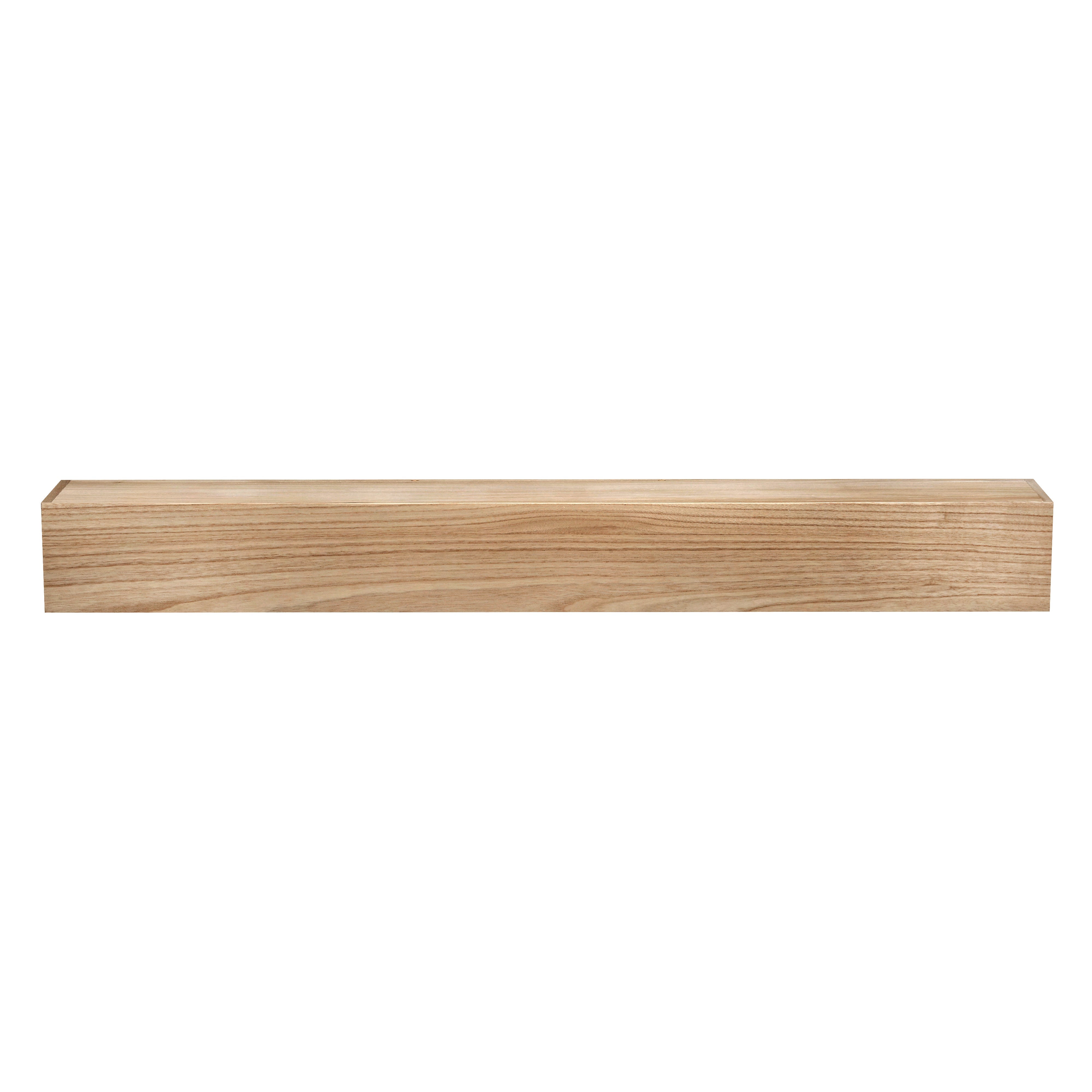 Classic Paulownia Wood Fireplace Mantel Shelf