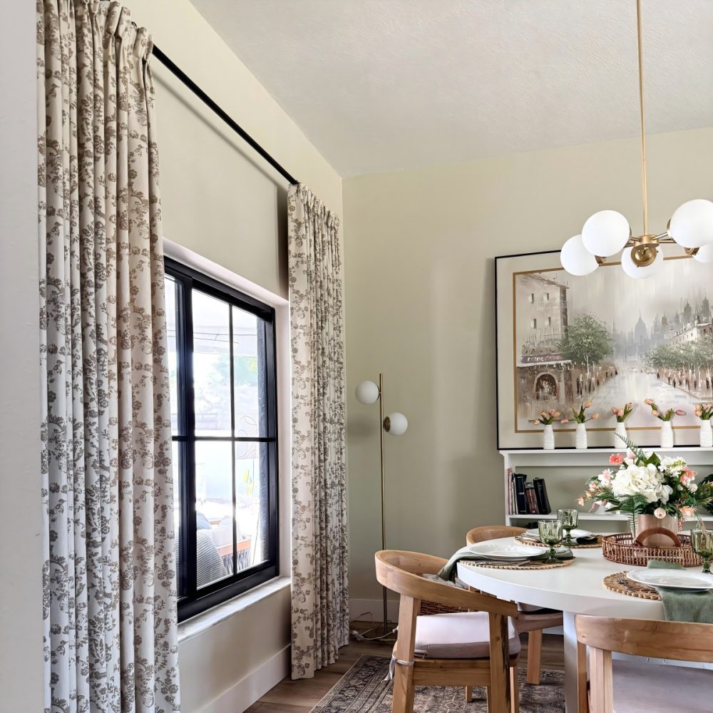 Nellie Cottage Style Floral Jacquard Curtains