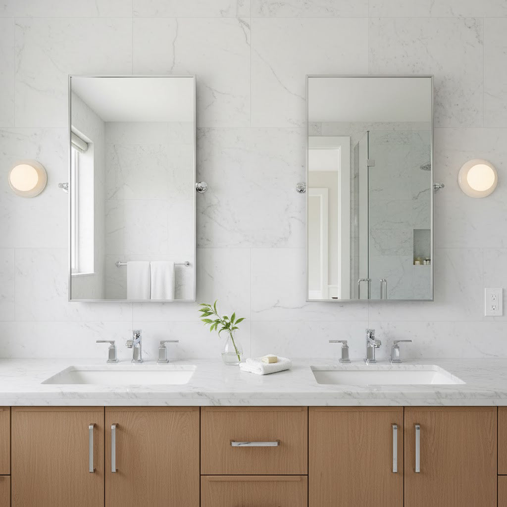 Onyx Halo Series | Natural Onyx Wall Sconce with White Glass Diffuser for Bedside