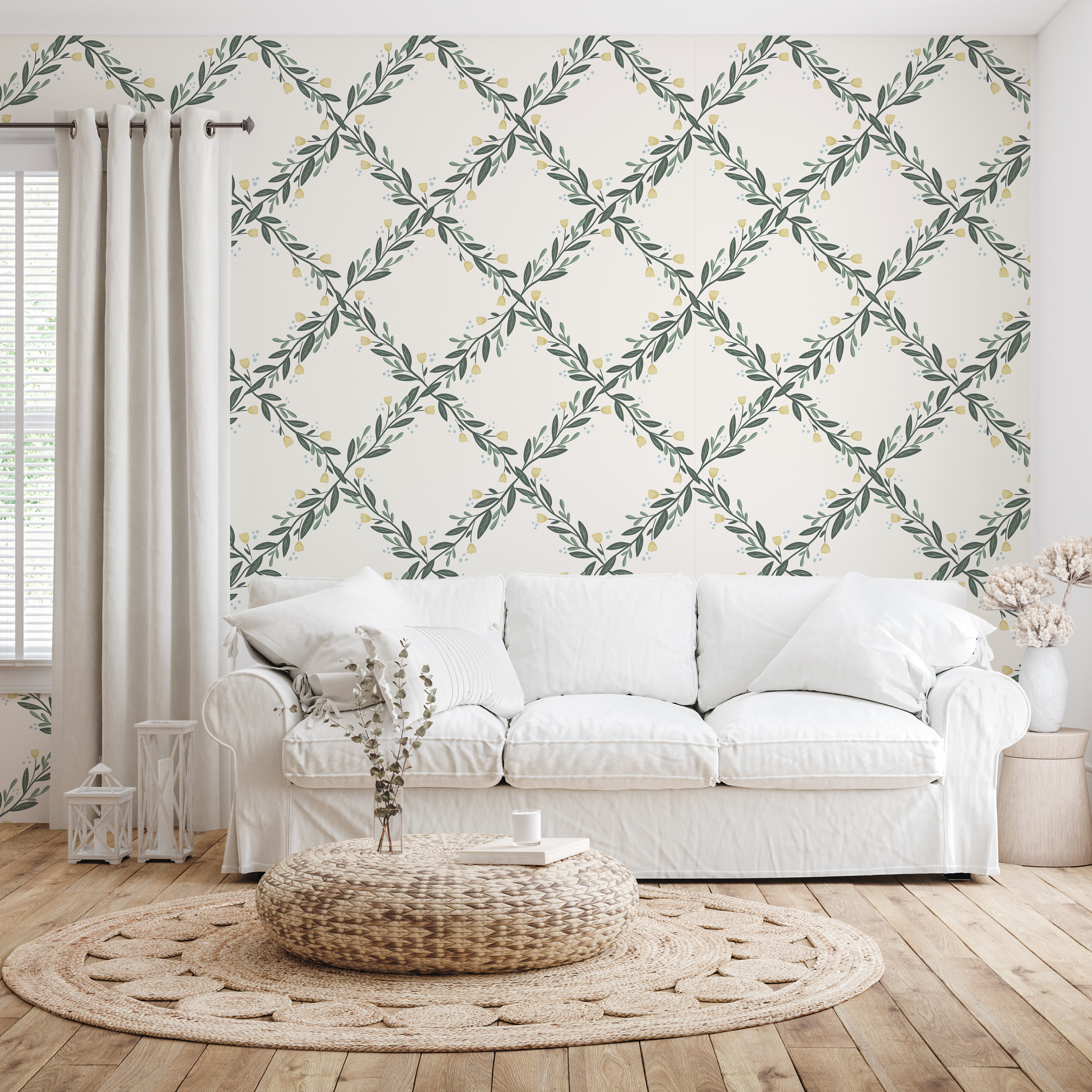 Nyla Wallpaper by Jackie Jean Design