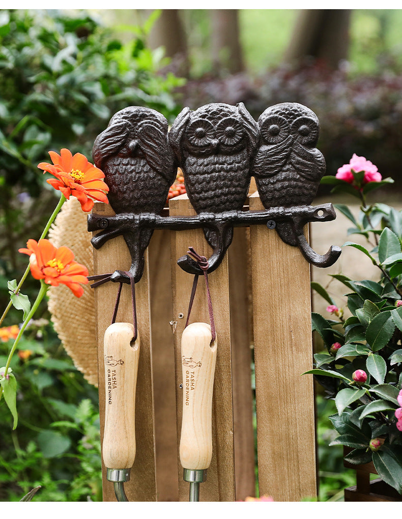 Cast Iron Owl Hook