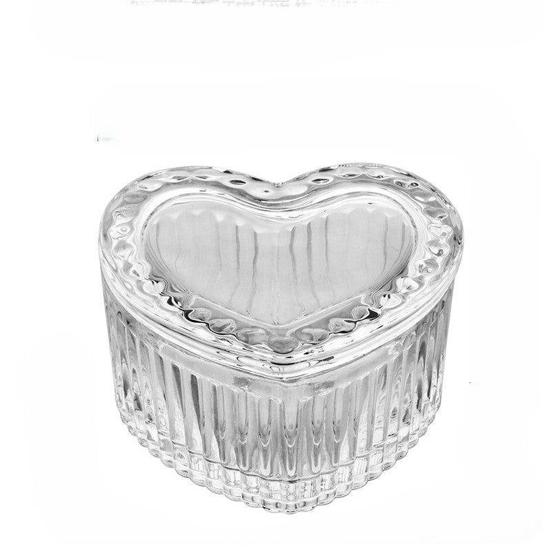 Heart Glass Storage Box