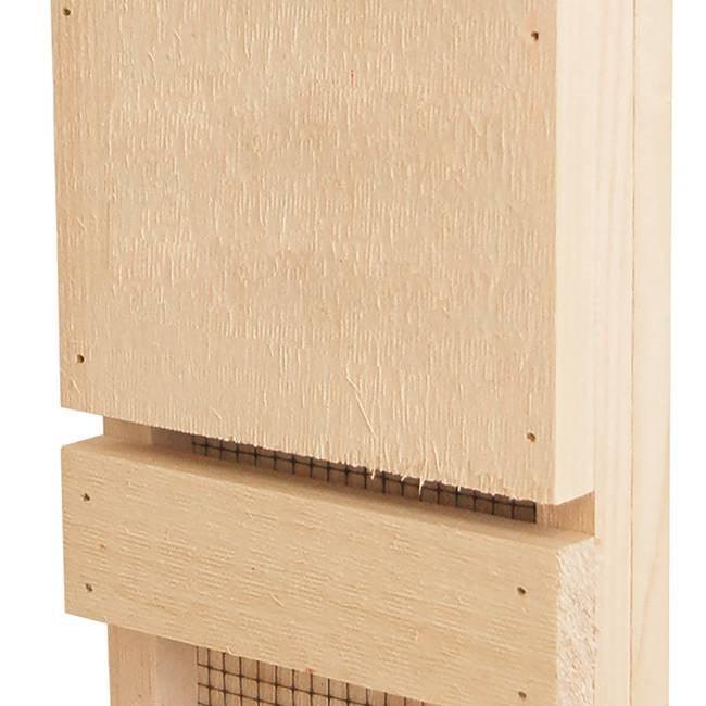 Outdoor Wood Bat House Kit - Holds up to 12 Bats - Made in USA - PRHOMZ