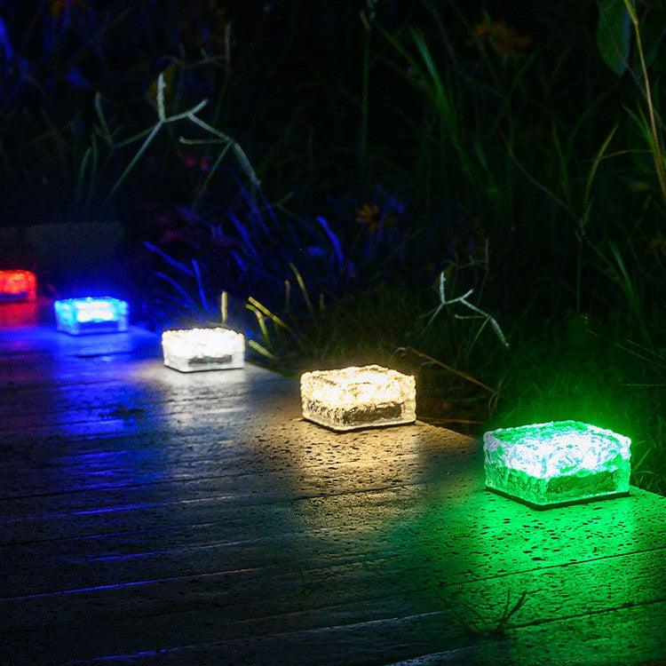 6-Pack Solar Powered Ice Bricks Path Lights - PRHOMZ