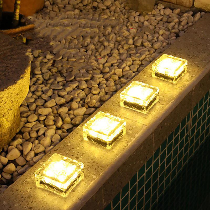6-Pack Solar Powered Ice Bricks Path Lights - PRHOMZ