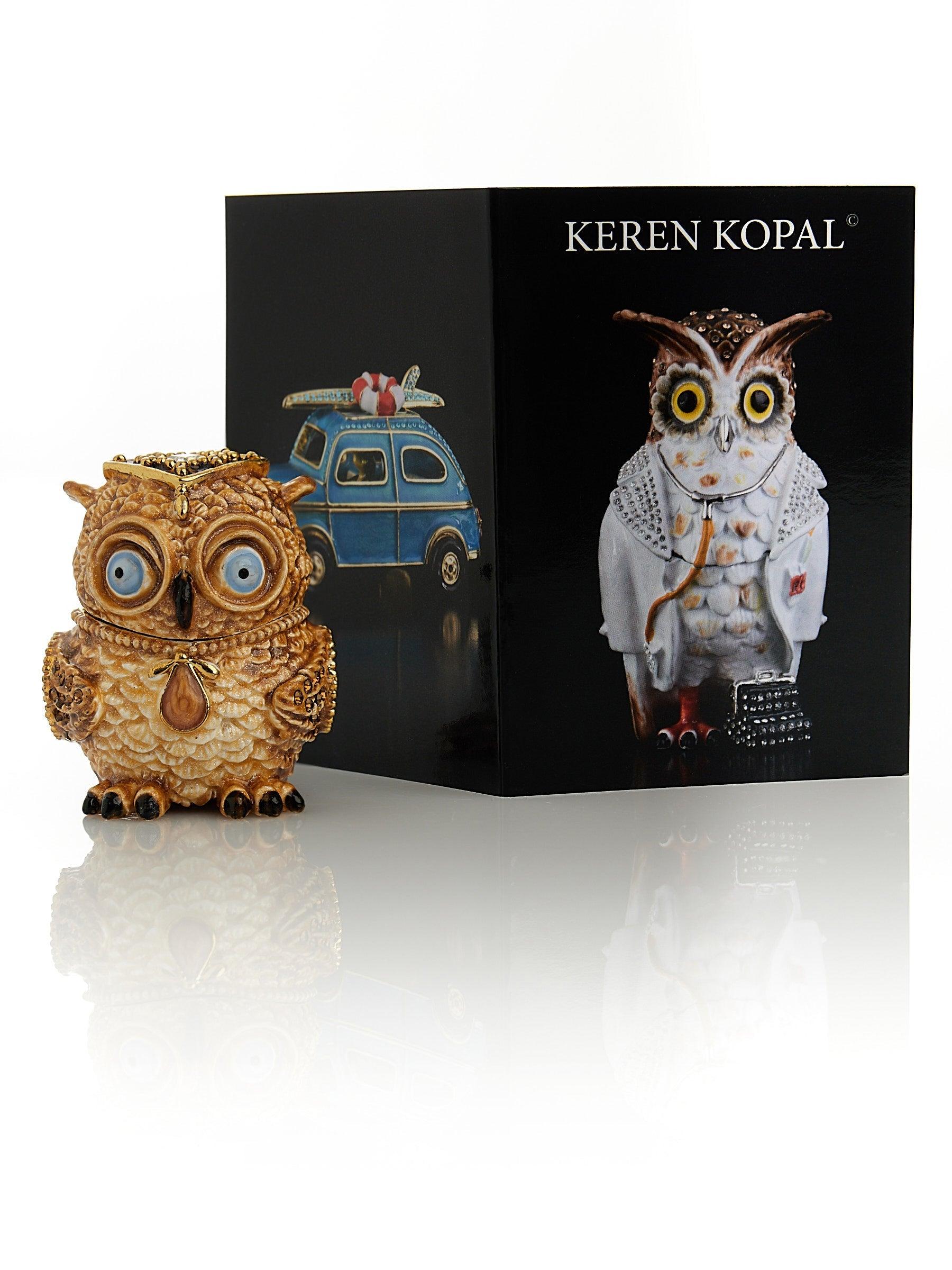 Brown Owl Trinket Box - PRHOMZ