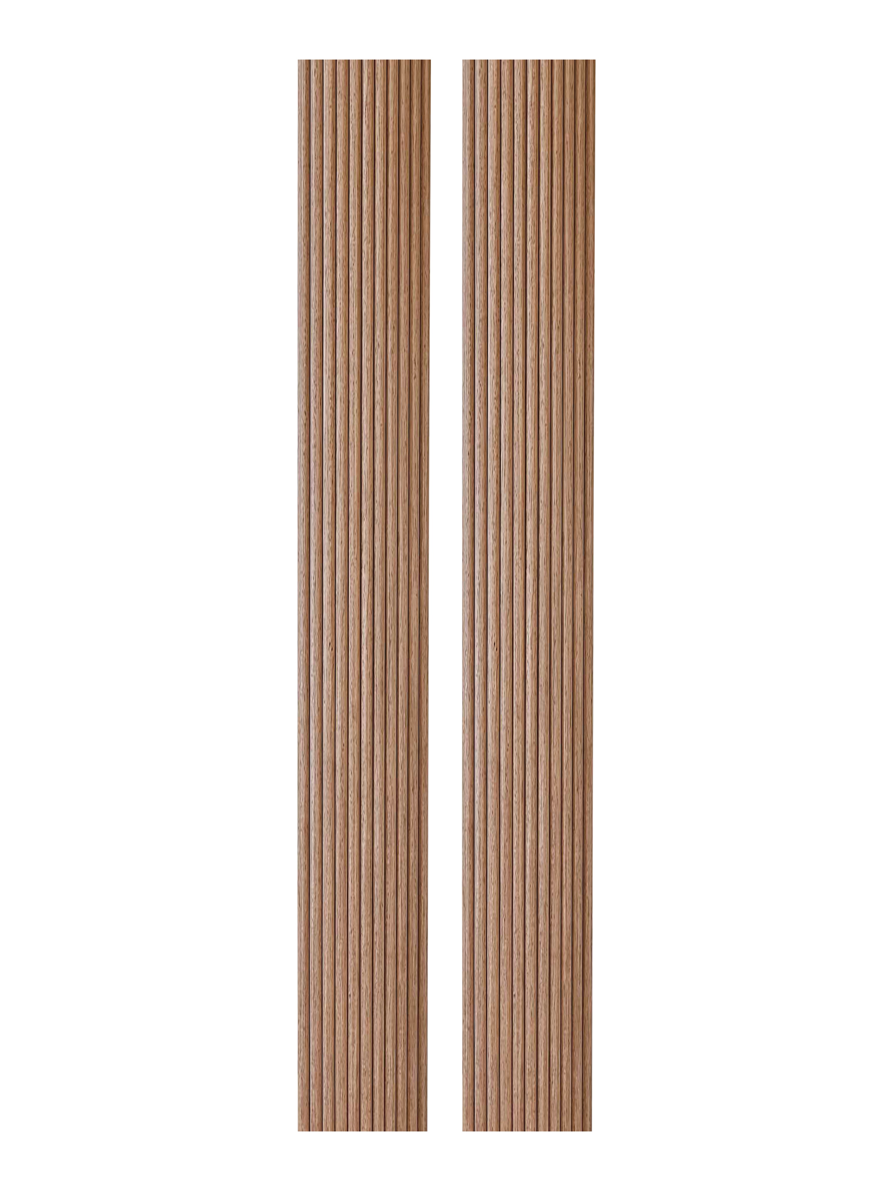 2-Pack Flexible Fluted Wall Panels – Oak
