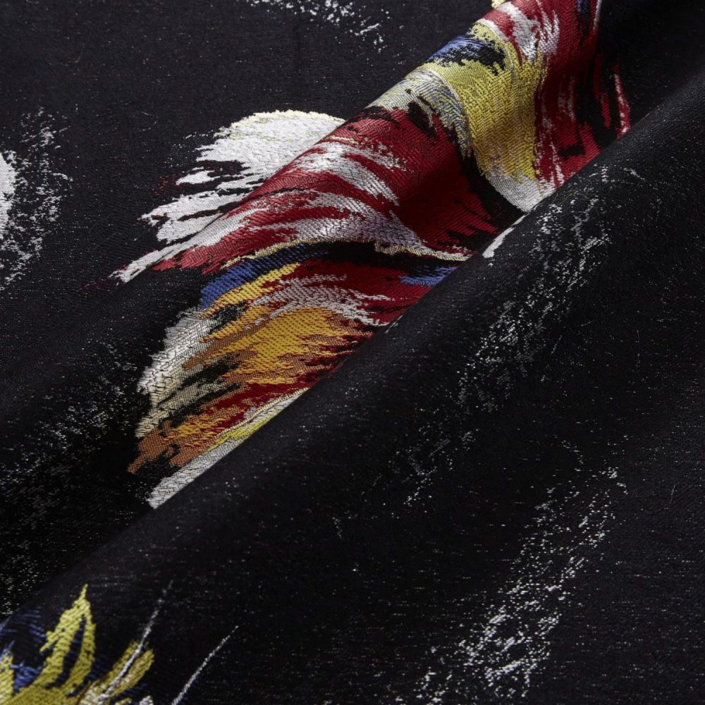 Olivia Colored Butterflies Jacquard Curtains