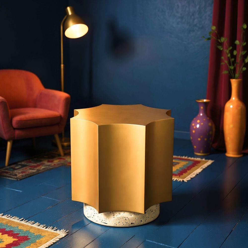 Osam Golden Iron Side Table