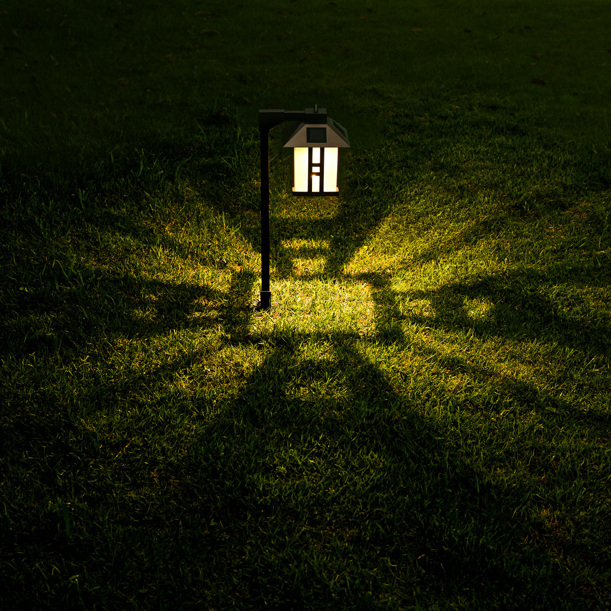 Gigalumi Solar Square Sconce Walkway Lights Set (4 Pack)-1