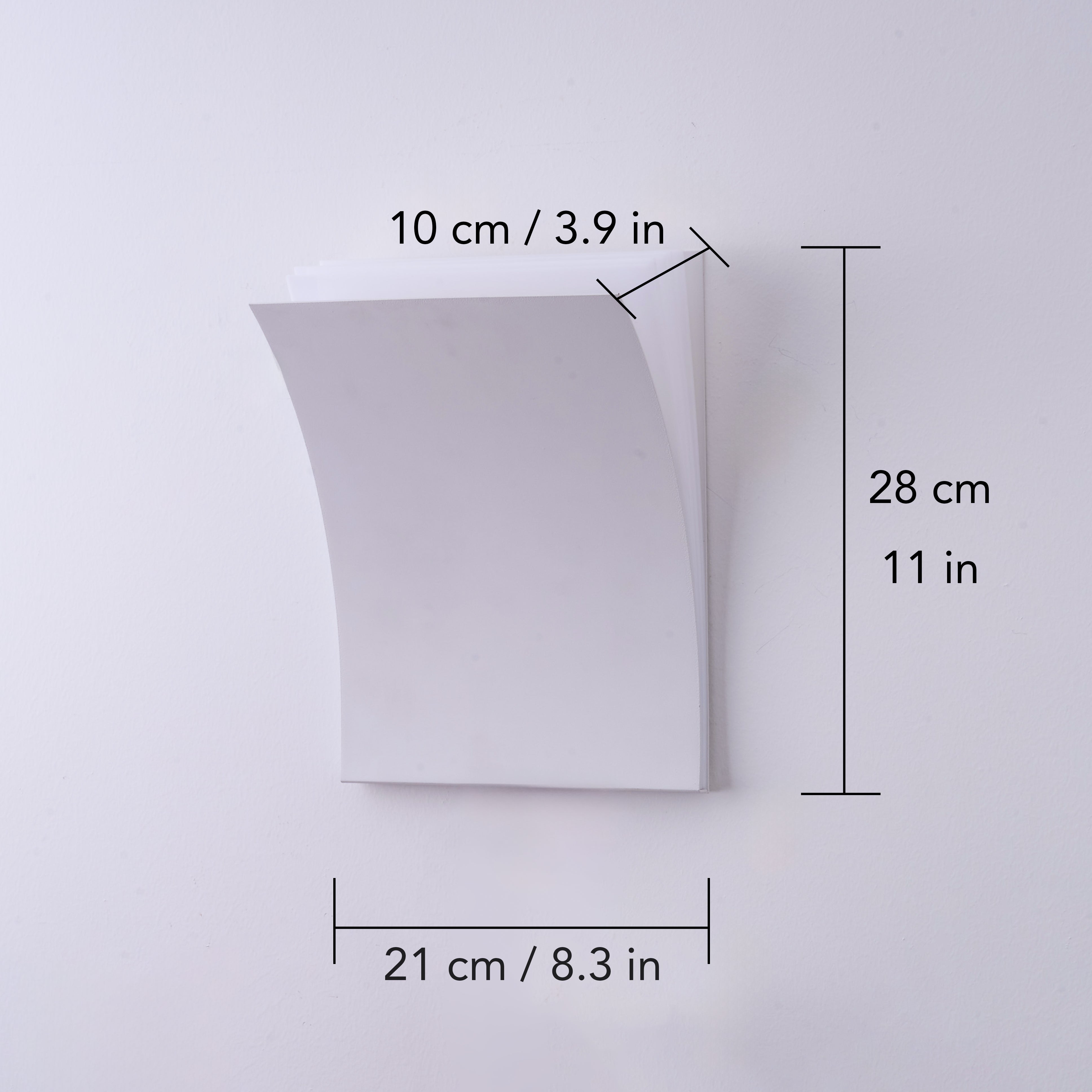 Paper Curve LED Wall Light, Modern Minimalist Wall Sconce with Curved Design-2
