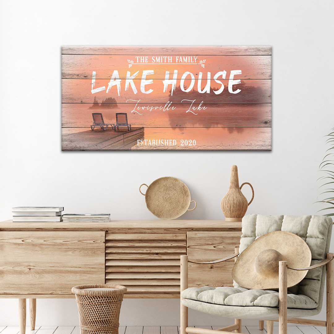 Vintage Lake House Sign