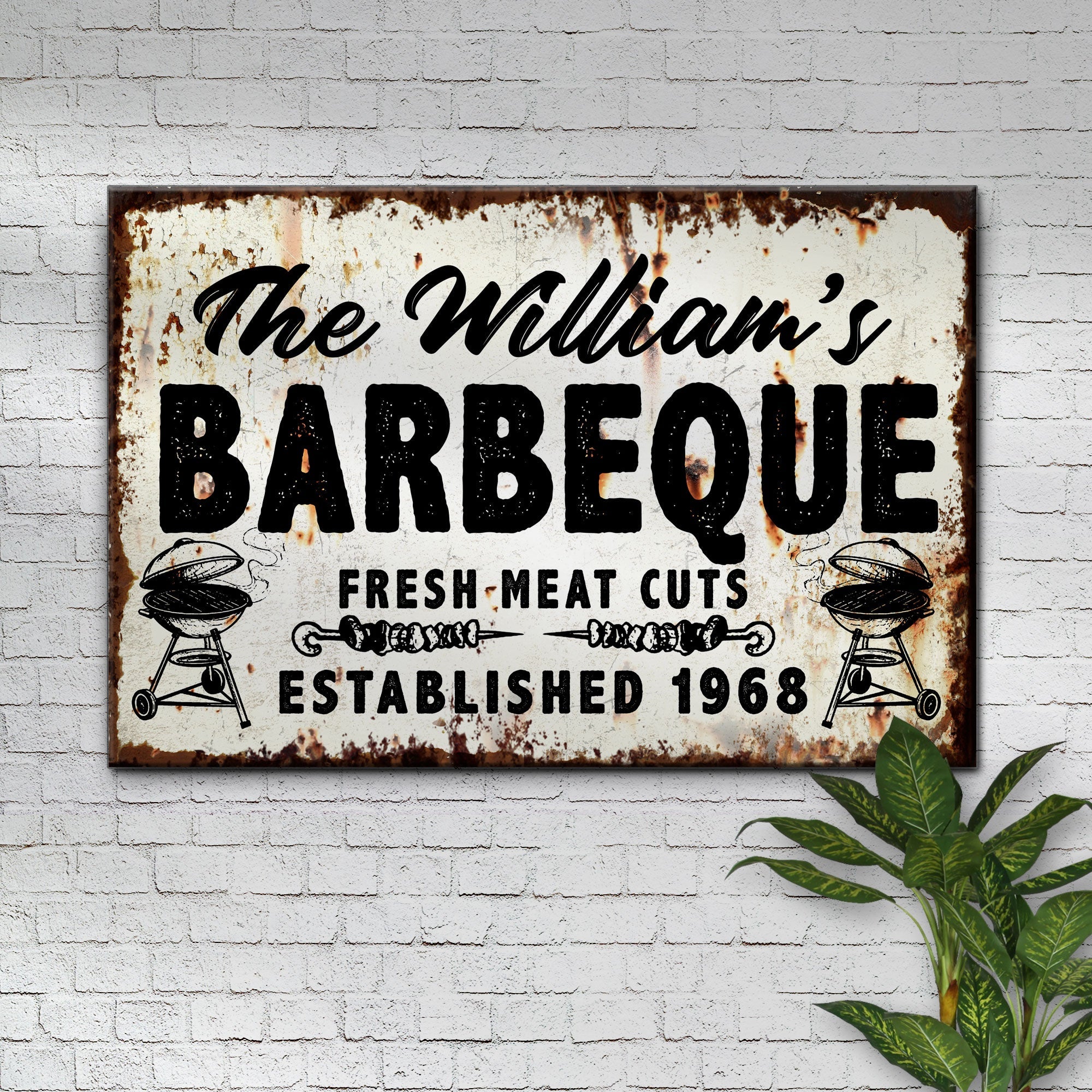 BBQ Sign IV