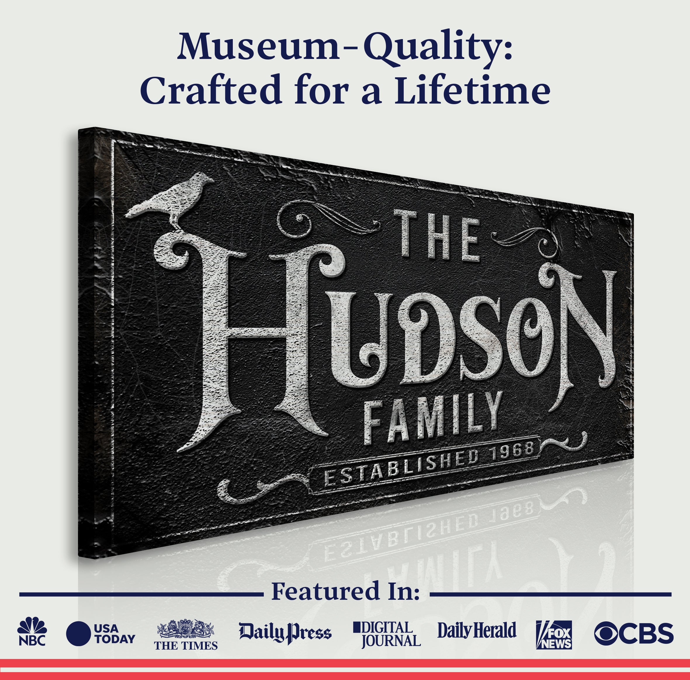 Personalized Gothic Sign IV