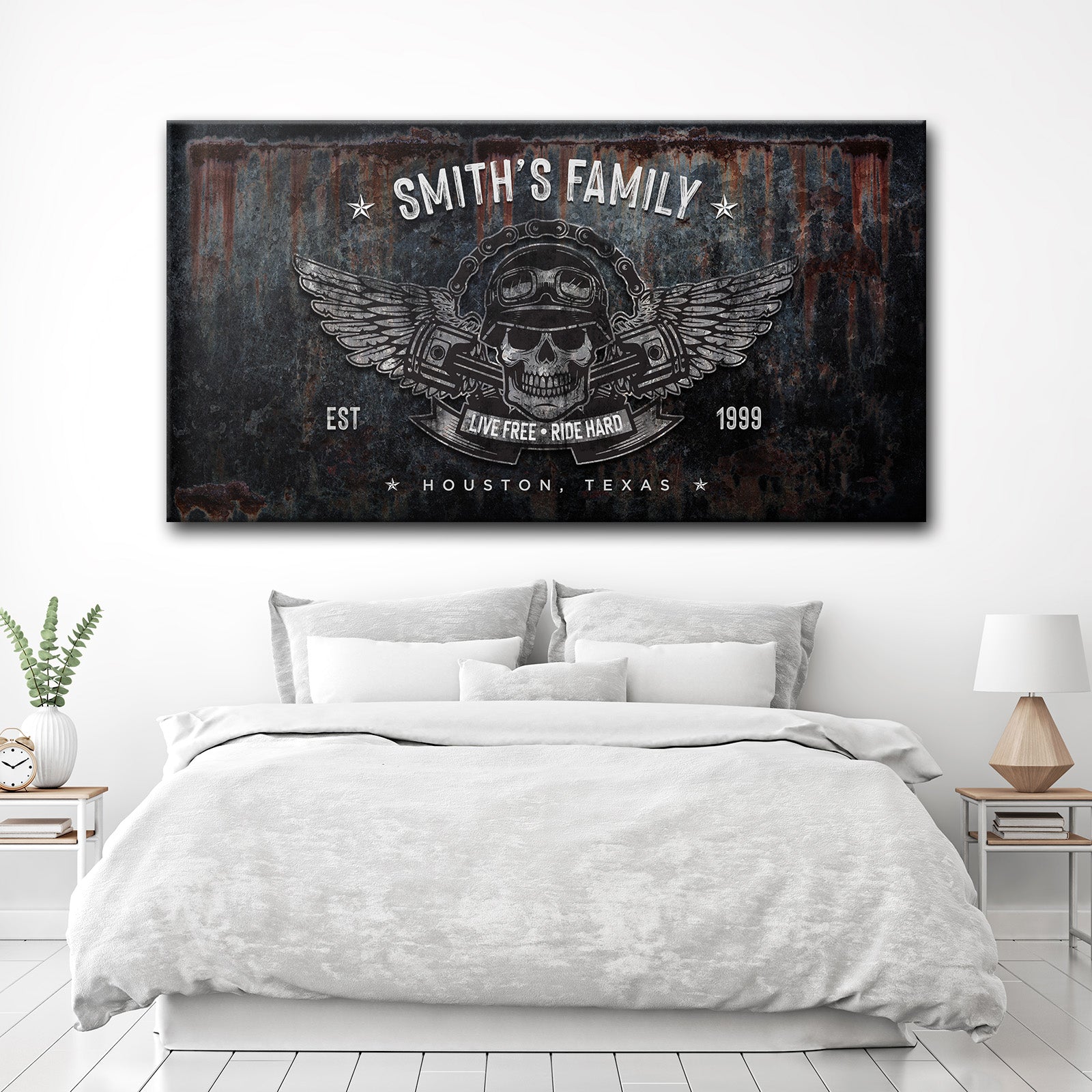 Live Free Ride Hard Sign