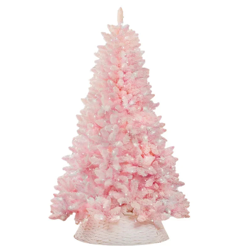 Artificial Christmas Tree Pink Blue Indoor Outdoor Decor-0